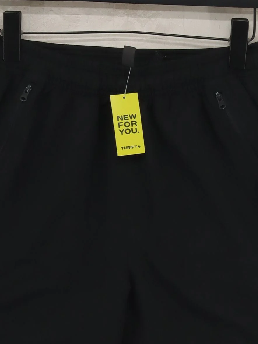 Adidas Men's Shorts M Black 100% Polyester Sweat - Image 3