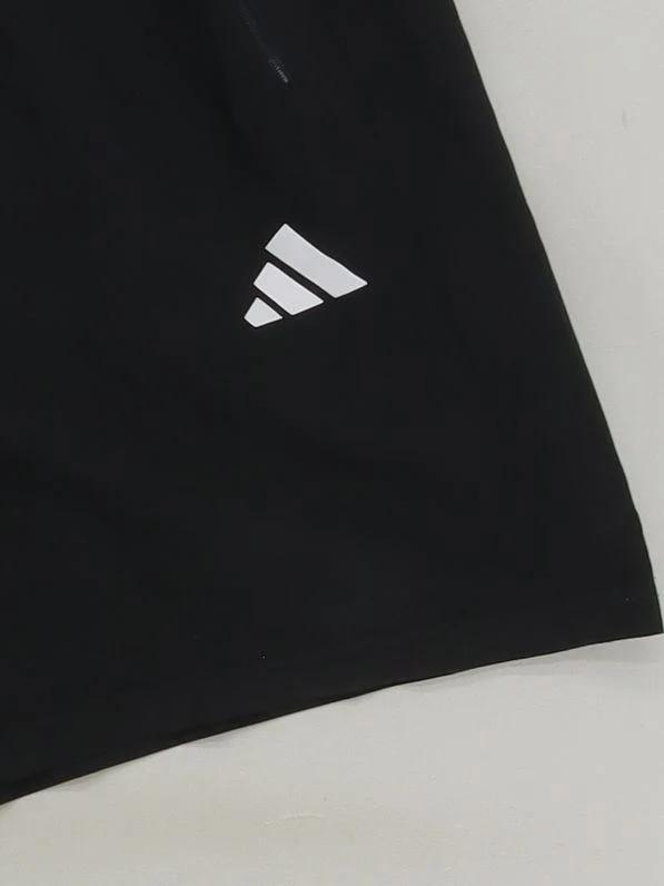 Adidas Men's Shorts M Black 100% Polyester Sweat - Image 4
