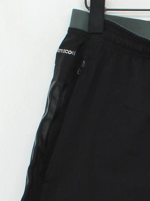 Adidas Men's Shorts M Black 100% Polyester Sweat - Image 4
