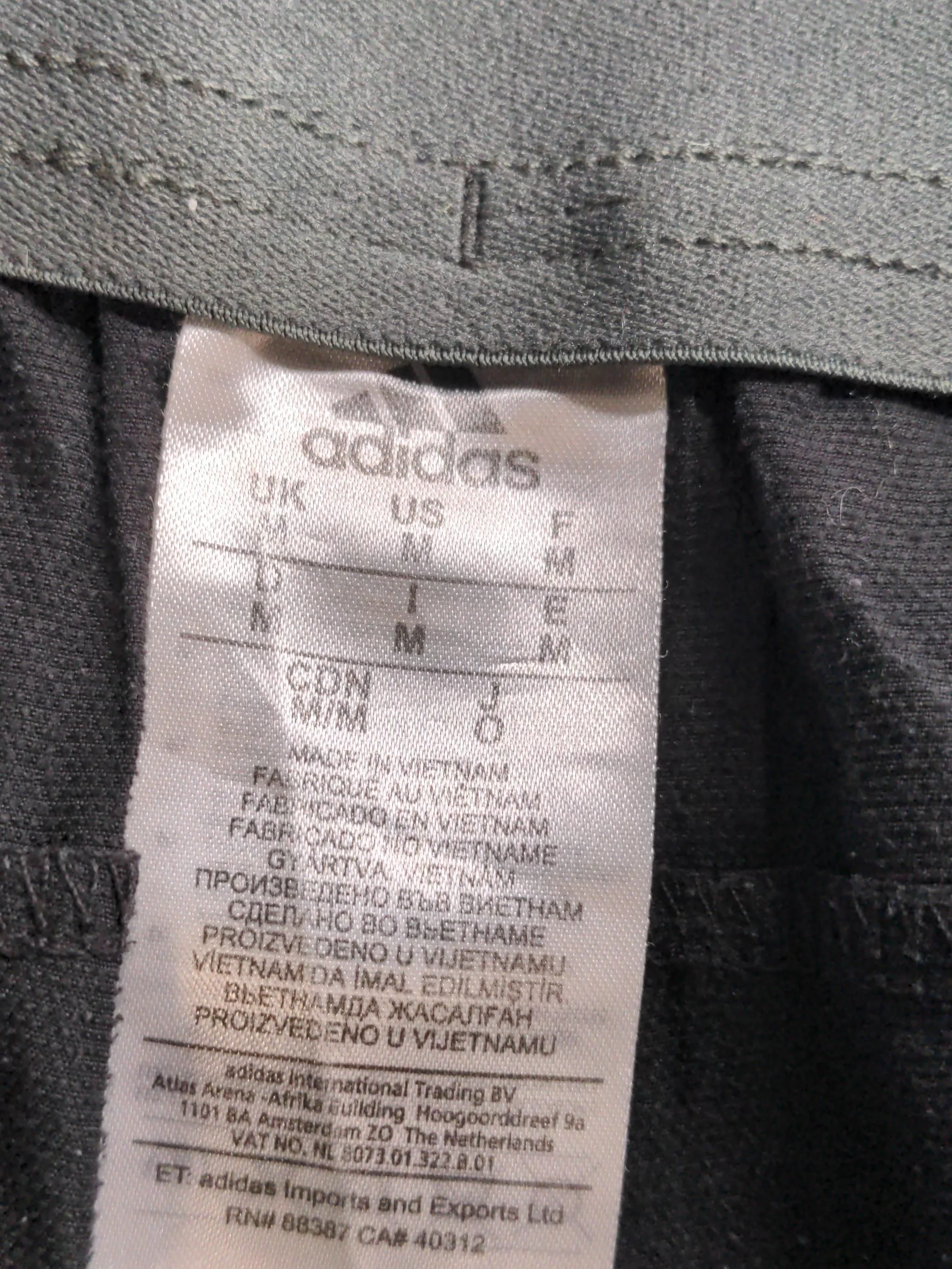 Adidas Men's Shorts M Black 100% Polyester Sweat - Image 6