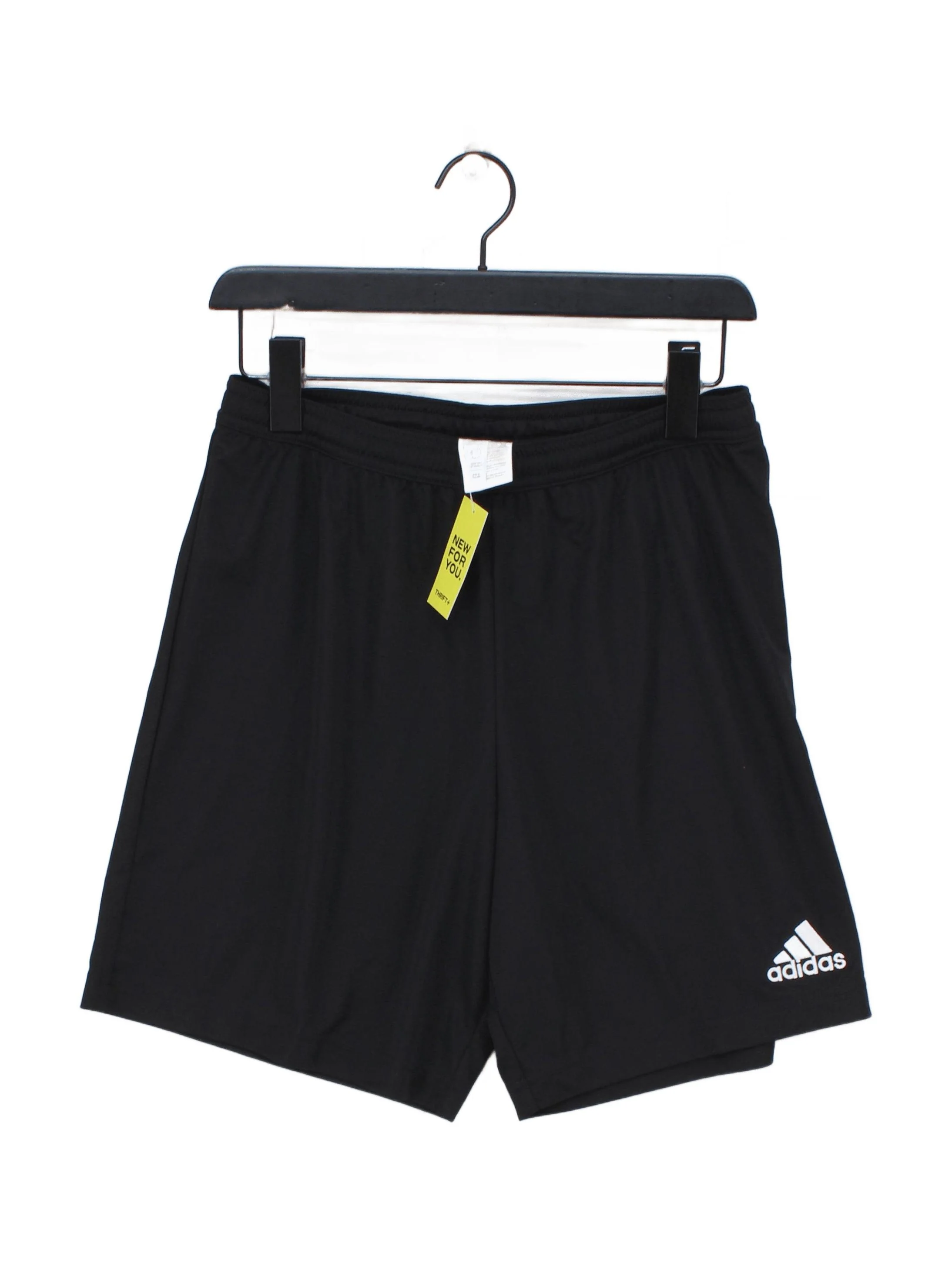 Adidas Men's Shorts M Black 100% Polyester Sweat