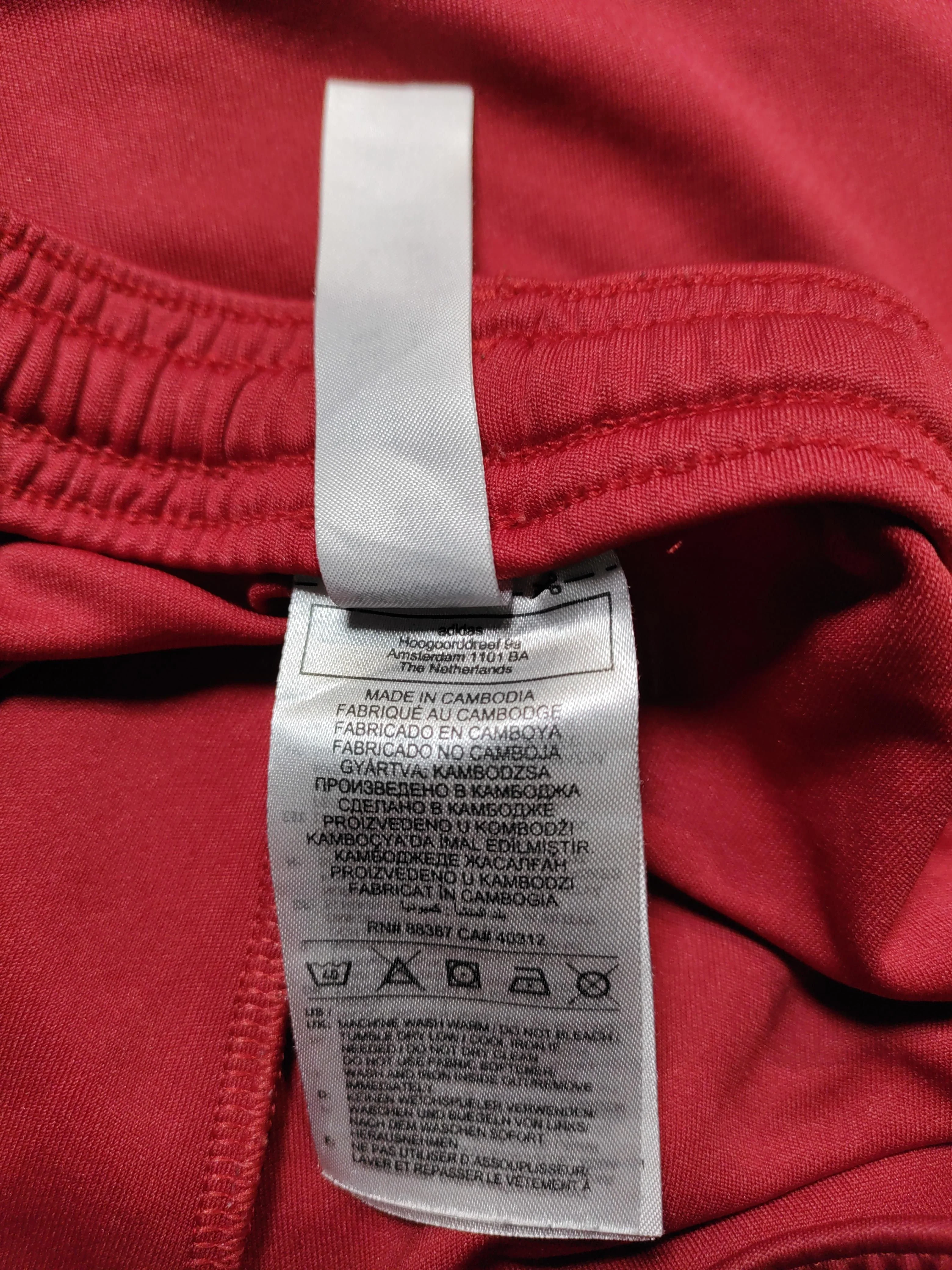 Adidas Men's Shorts M Red 100% Polyester Sweat - Image 6