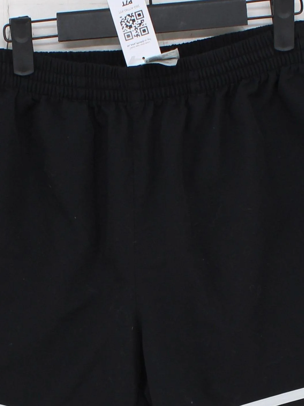 Adidas Men's Shorts S Black Striped 100% Polyester Sweat - Image 3