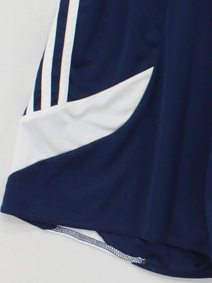 Adidas Men's Shorts S Blue 100% Polyester Sweat - Image 4