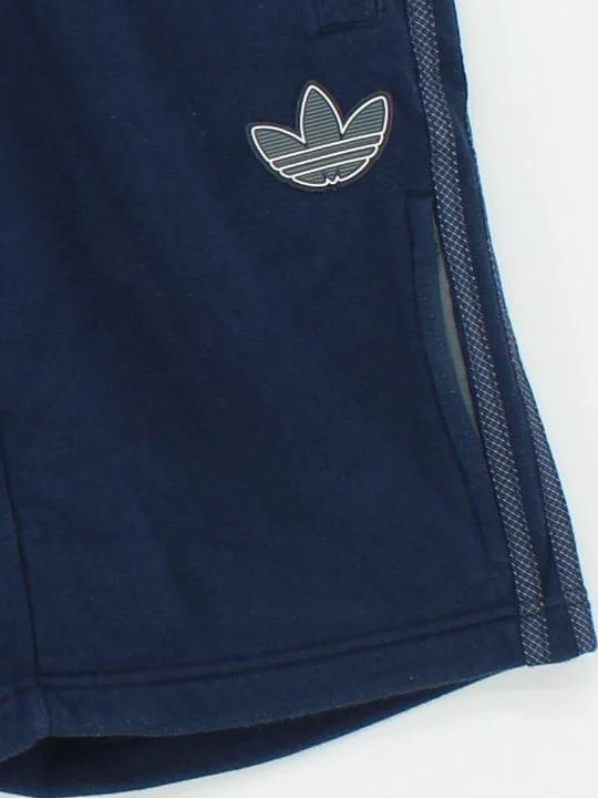 Adidas Men's Shorts S Blue Cotton with Polyester Sweat - Image 4