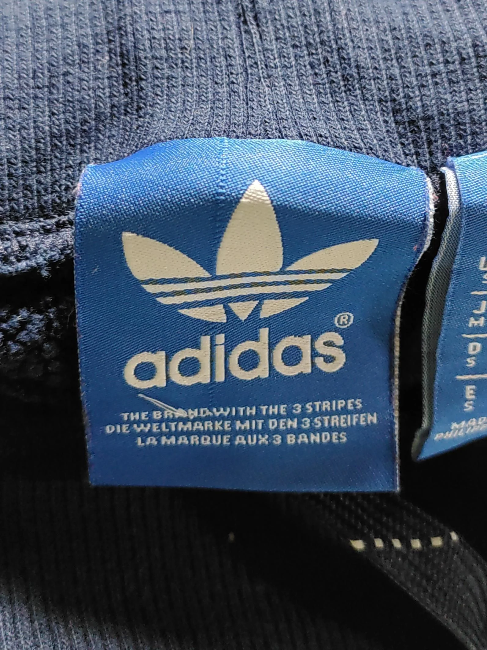 Adidas Men's Shorts S Blue Cotton with Polyester Sweat - Image 7