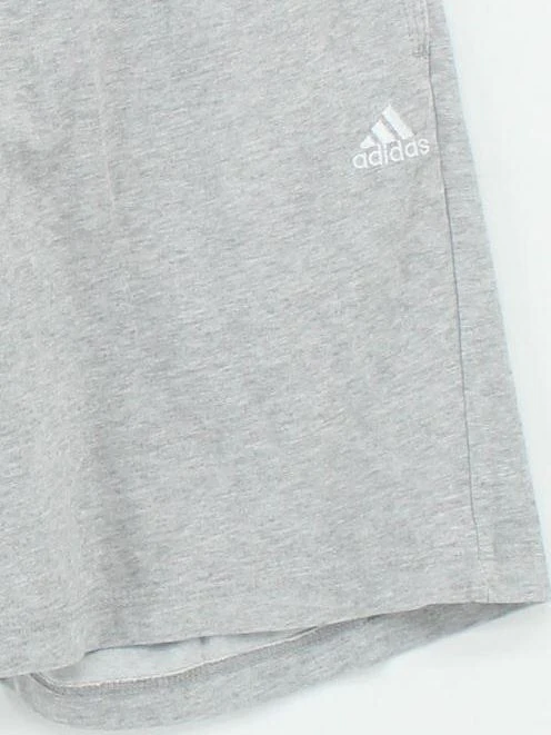 Adidas Men's Shorts S Grey Cotton with Polyester Sweat - Image 4