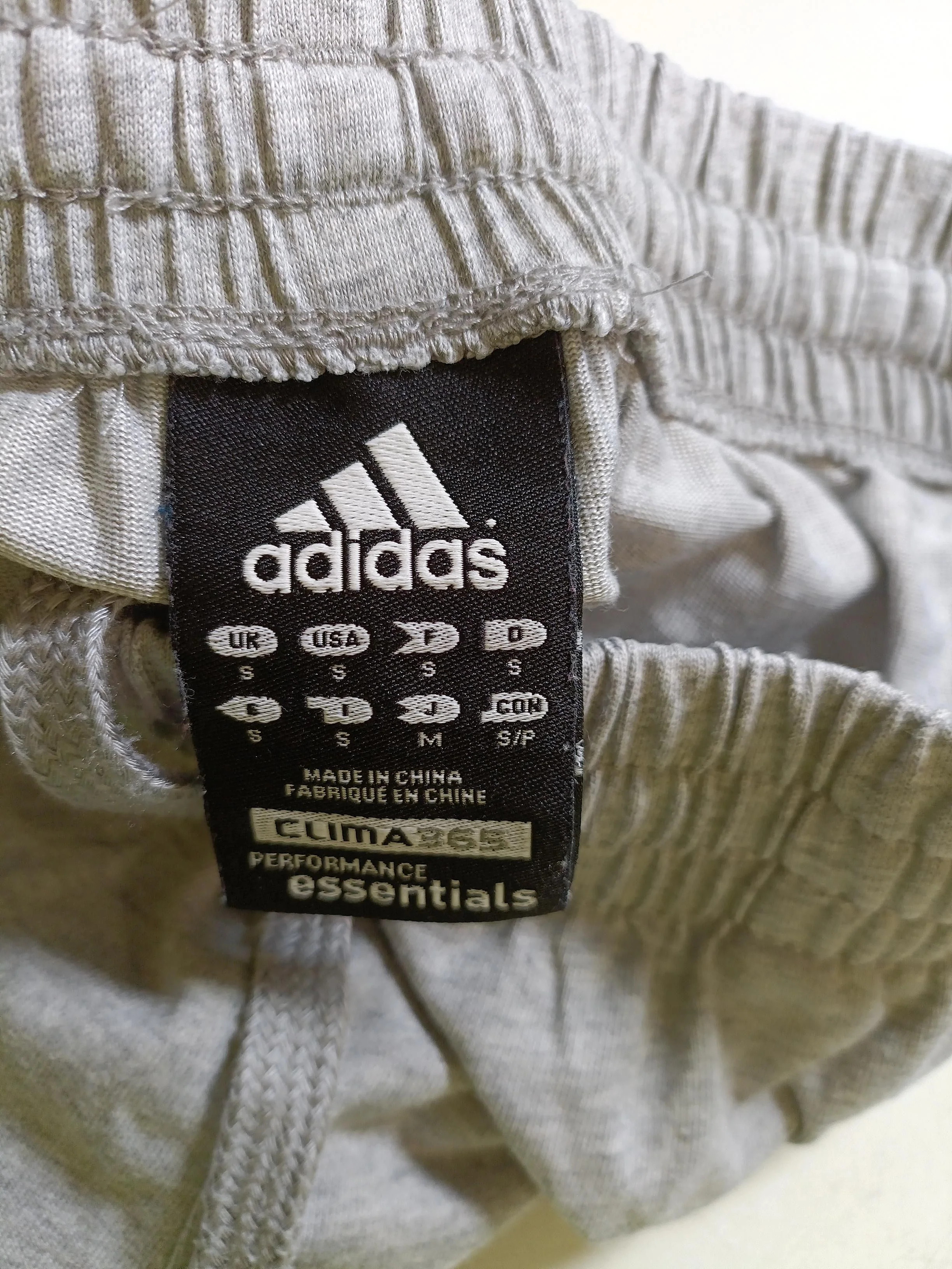 Adidas Men's Shorts S Grey Cotton with Polyester Sweat - Image 5