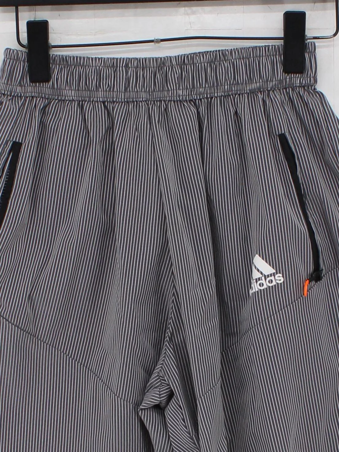 Adidas Men's Shorts XXL Grey Striped 100% Cotton Sweat - Image 3