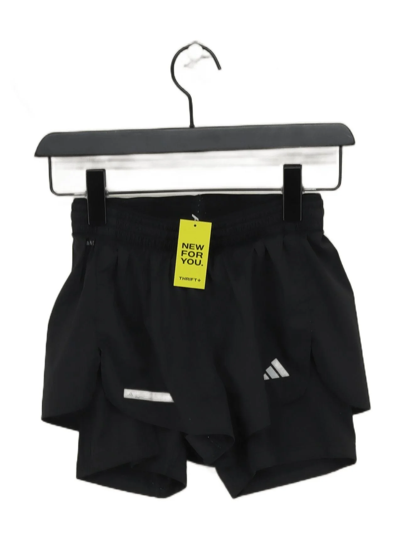 Adidas Men's Shorts XXS Black Polyester with Spandex Sweat