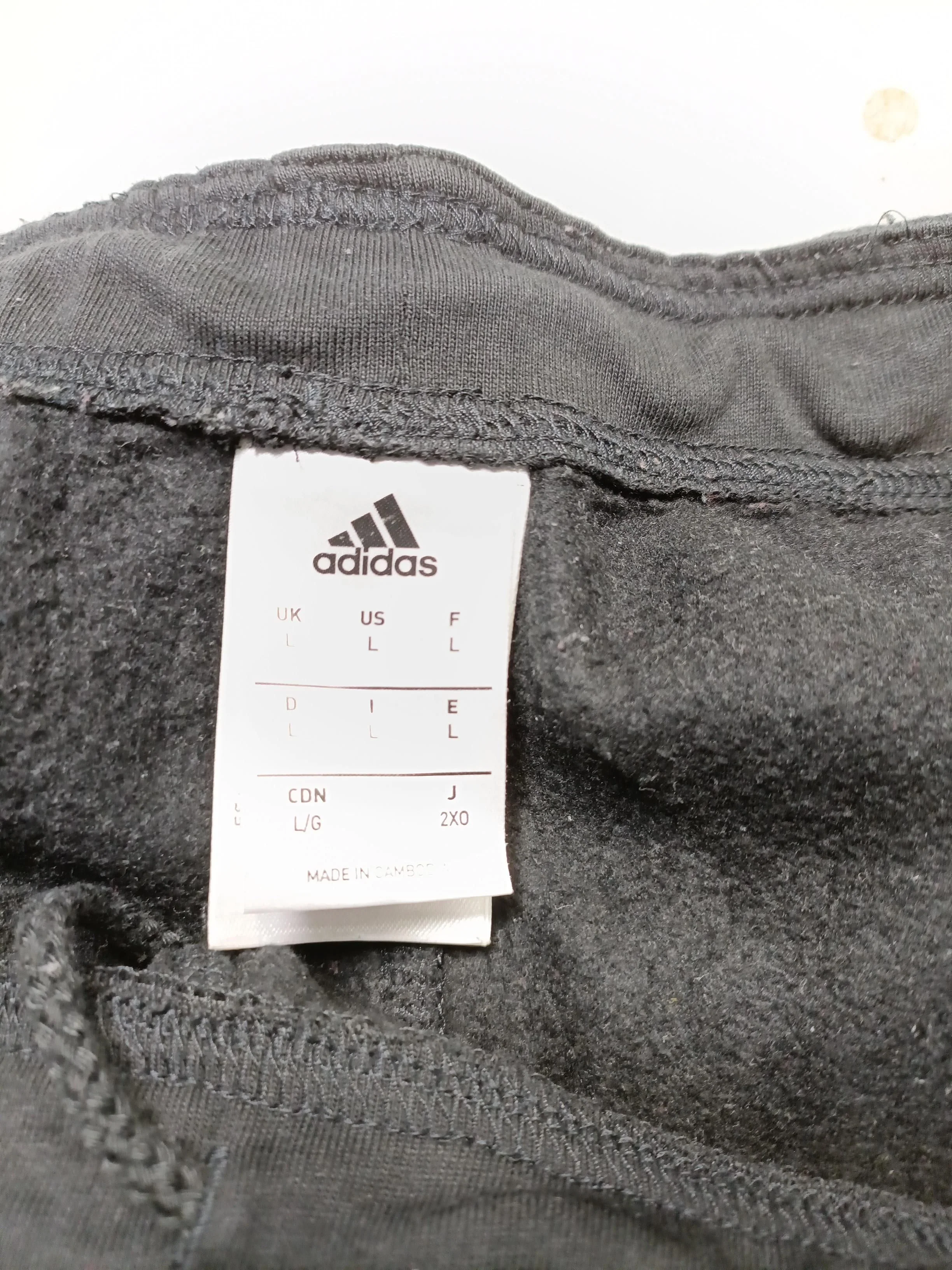 Adidas Men's Sports Bottoms L Black 100% Other Sweatpants - Image 5
