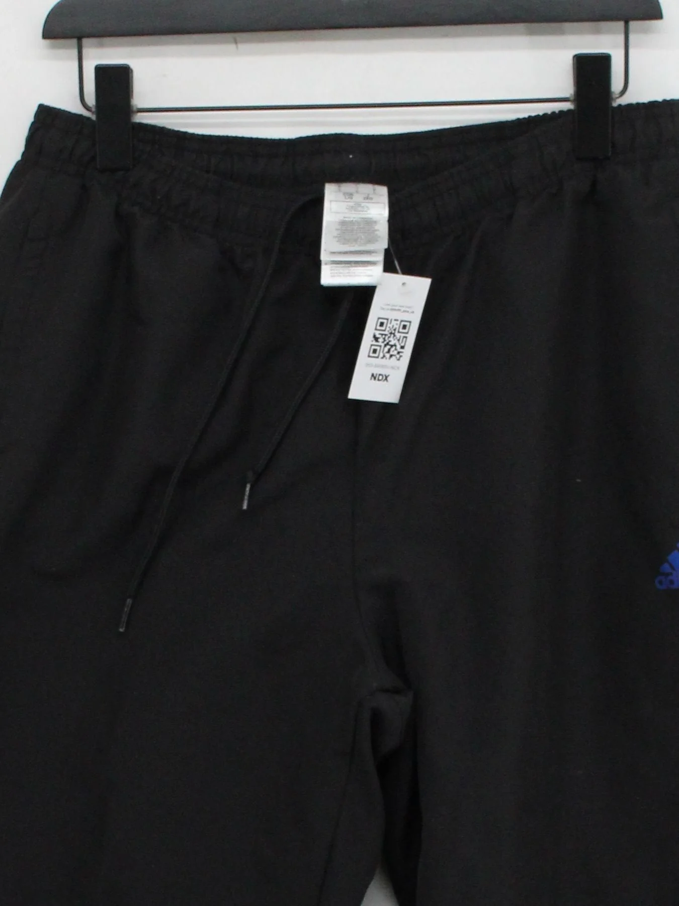 Adidas Men's Sports Bottoms L Black Striped Polyester with Cotton Sweatpants - Image 3