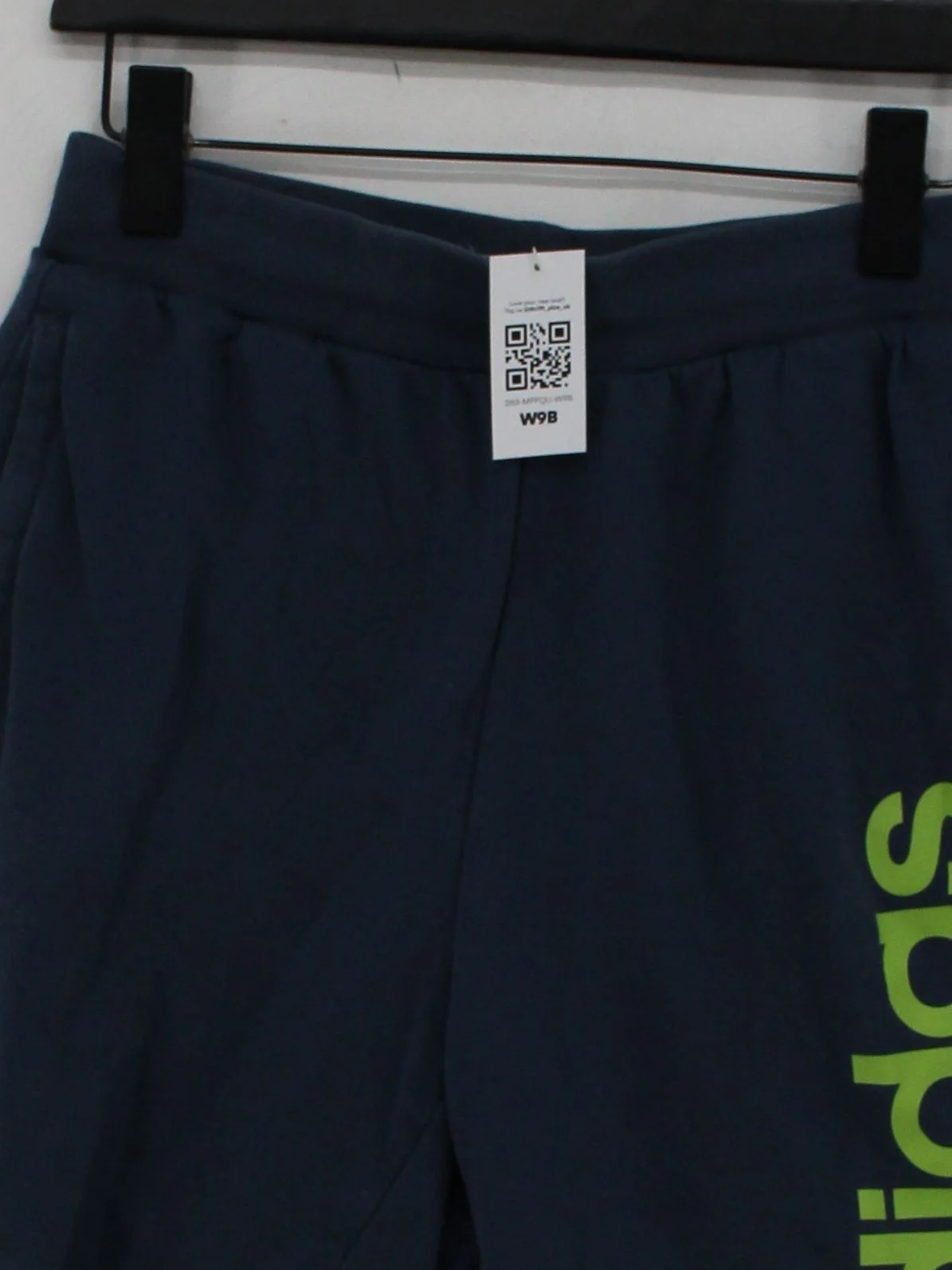 Adidas Men's Sports Bottoms L Blue Cotton with Polyester Sweatpants - Image 3