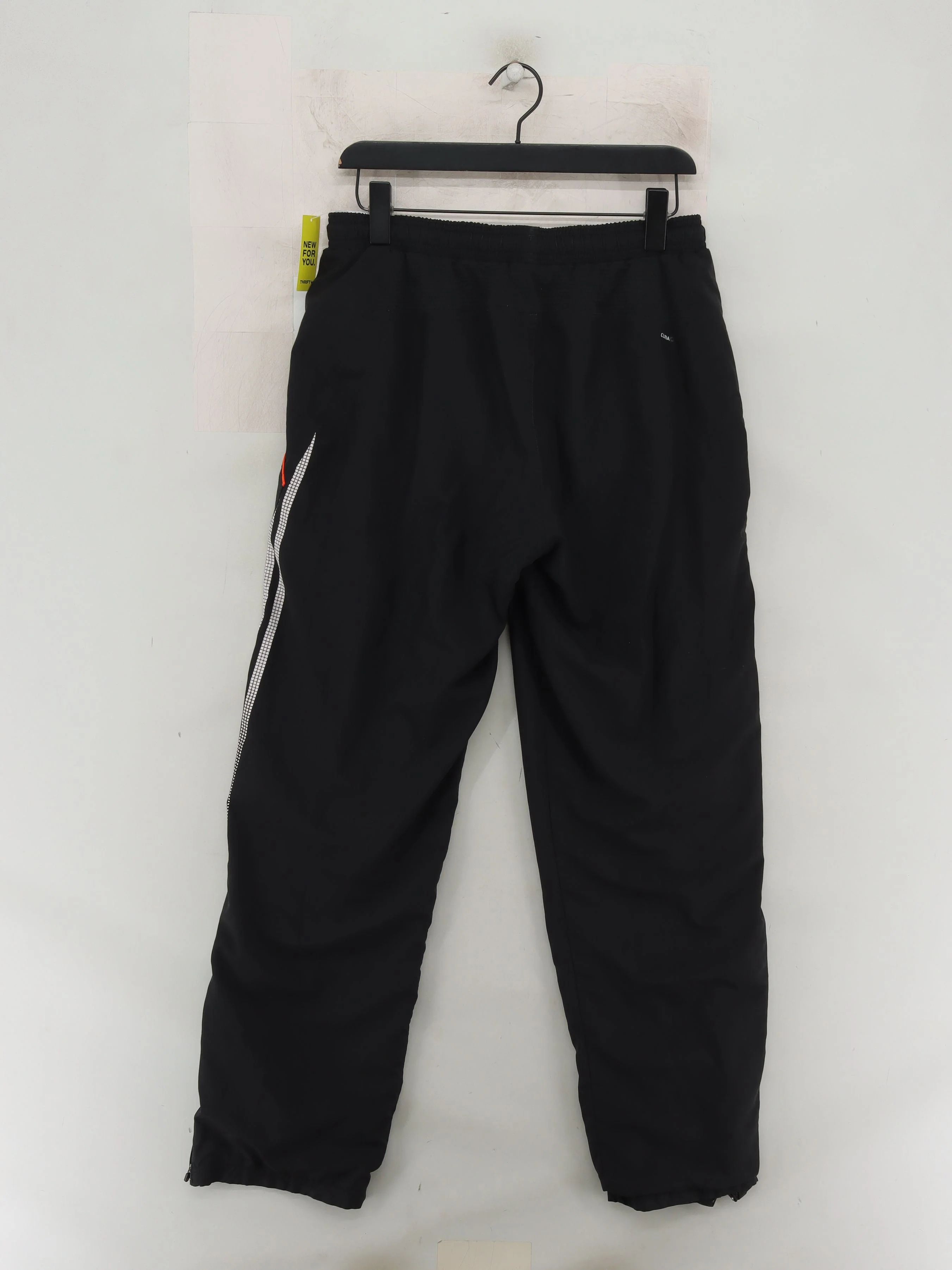 Adidas Men's Sports Bottoms M Black 100% Polyester Sweatpants - Image 2