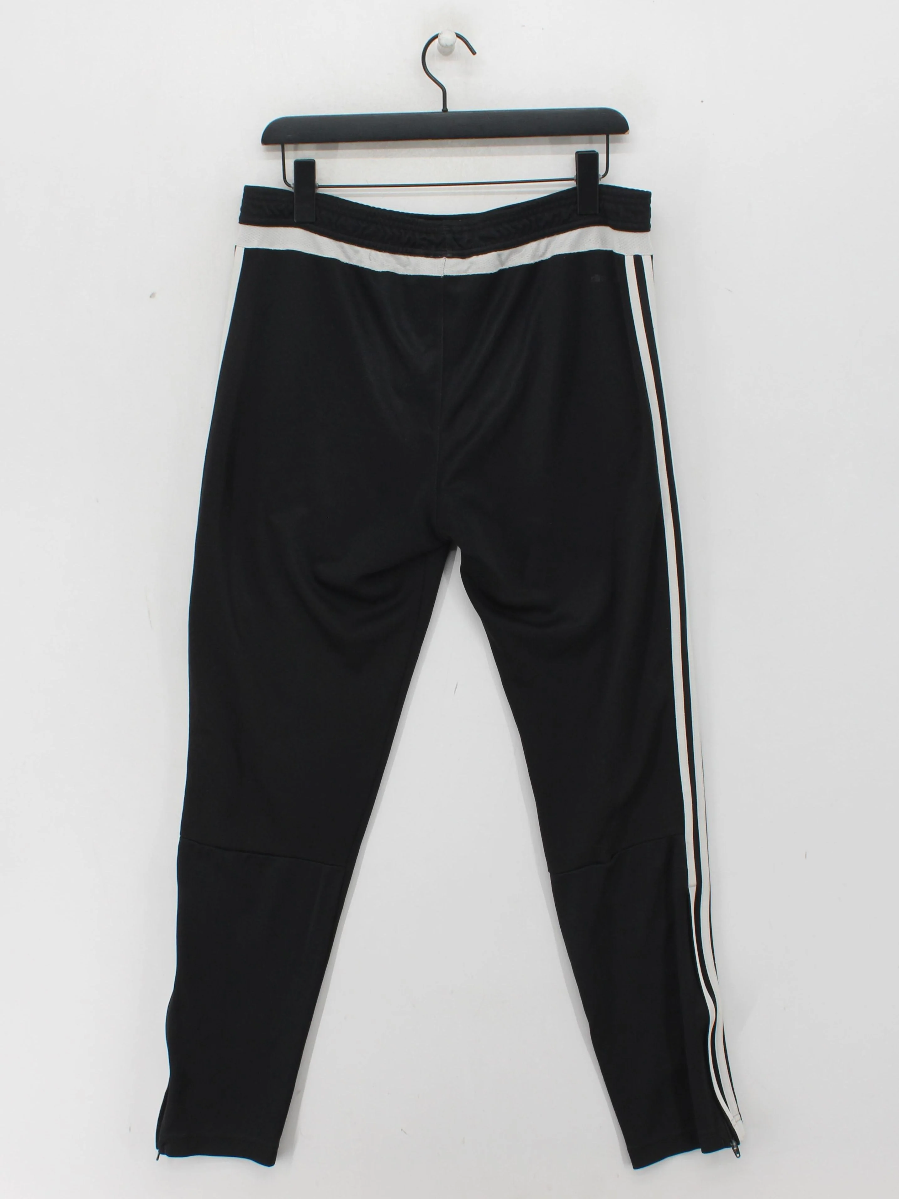 Adidas Men's Sports Bottoms M Black 100% Polyester Sweatpants - Image 2
