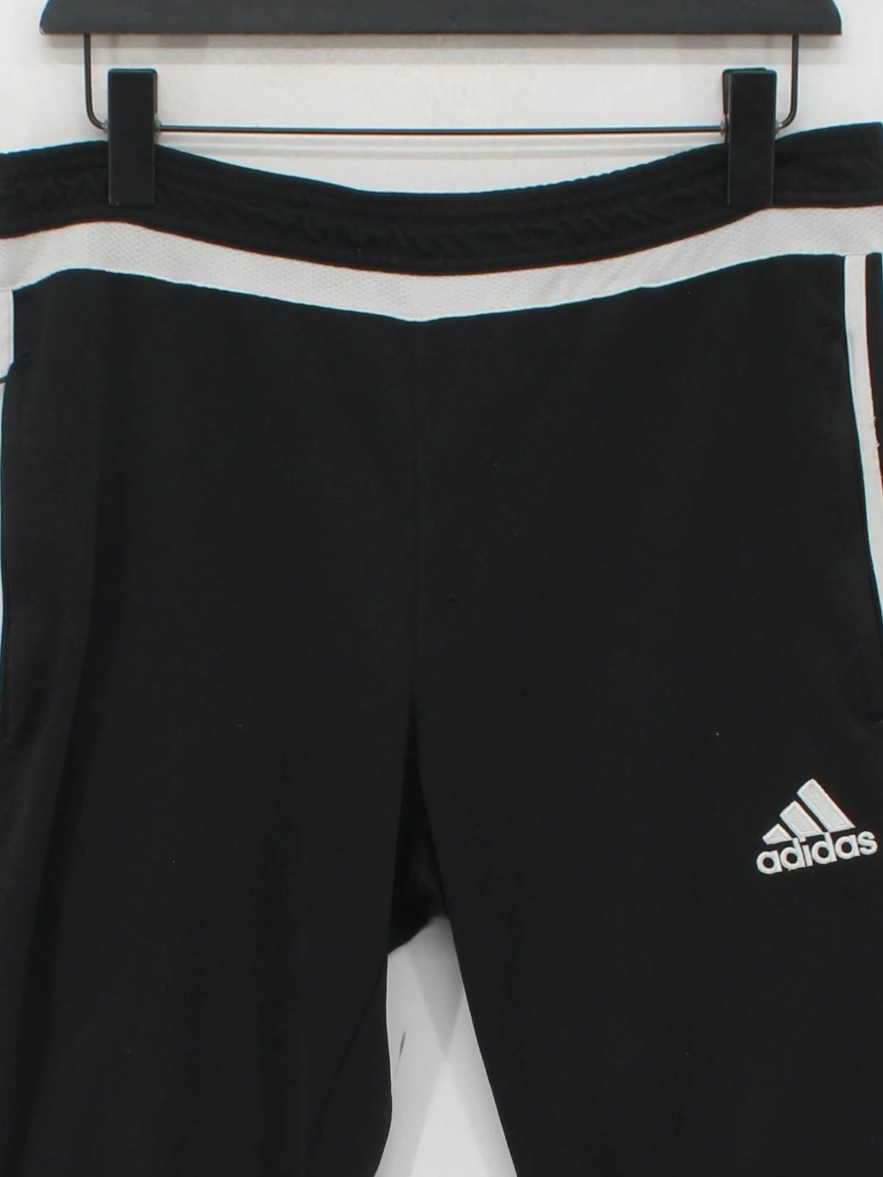 Adidas Men's Sports Bottoms M Black 100% Polyester Sweatpants - Image 3