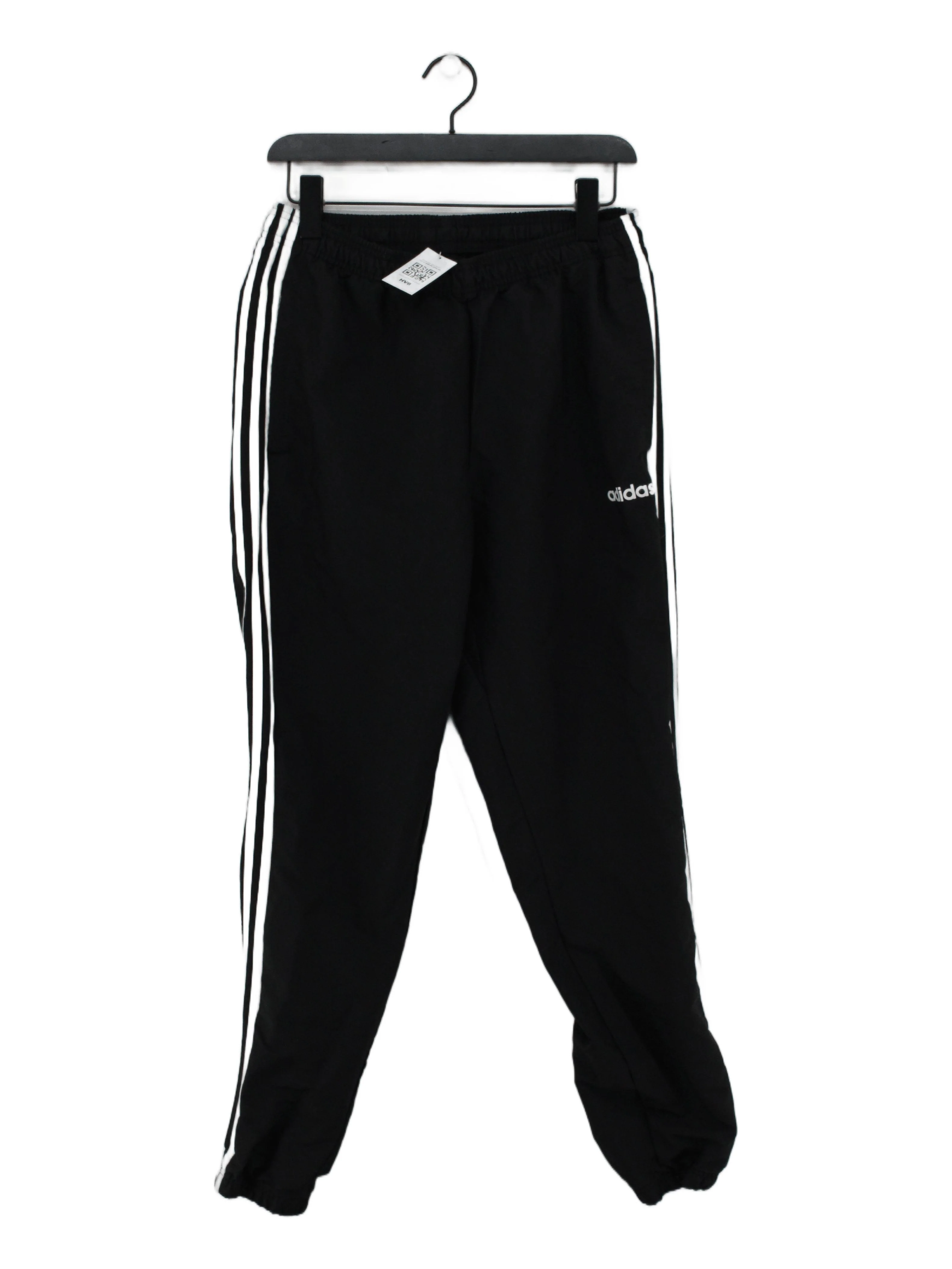 Adidas Men's Sports Bottoms M Black 100% Polyester Sweatpants