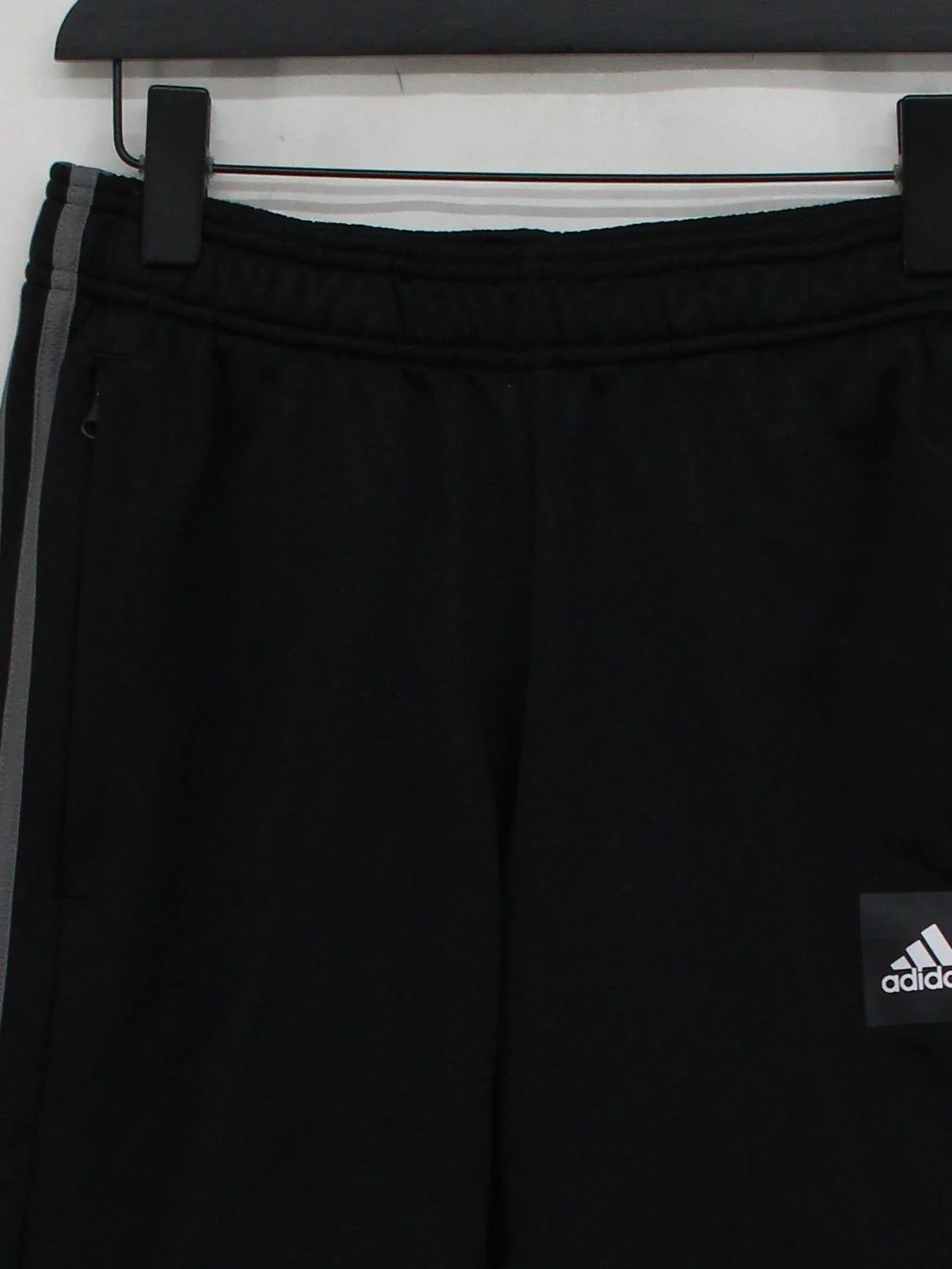 Adidas Men's Sports Bottoms M Black 100% Polyester Sweatpants - Image 3