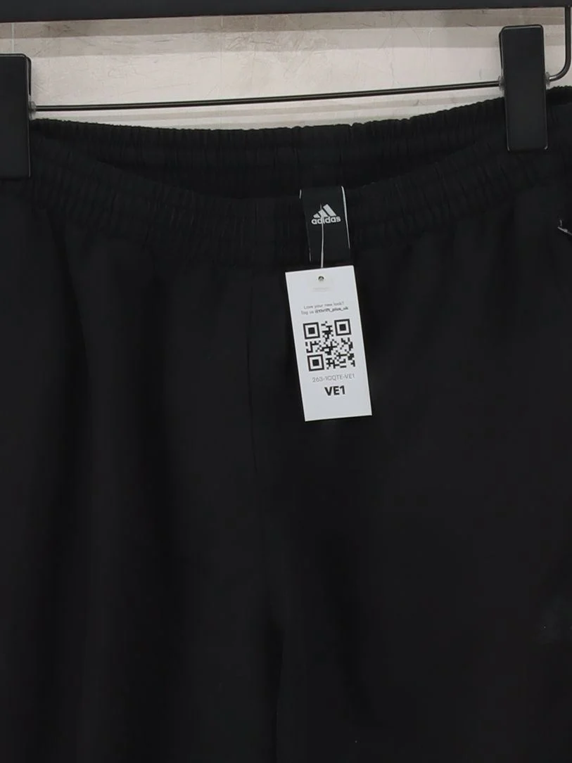 Adidas Men's Sports Bottoms M Black Polyester with Cotton Sweatpants - Image 3