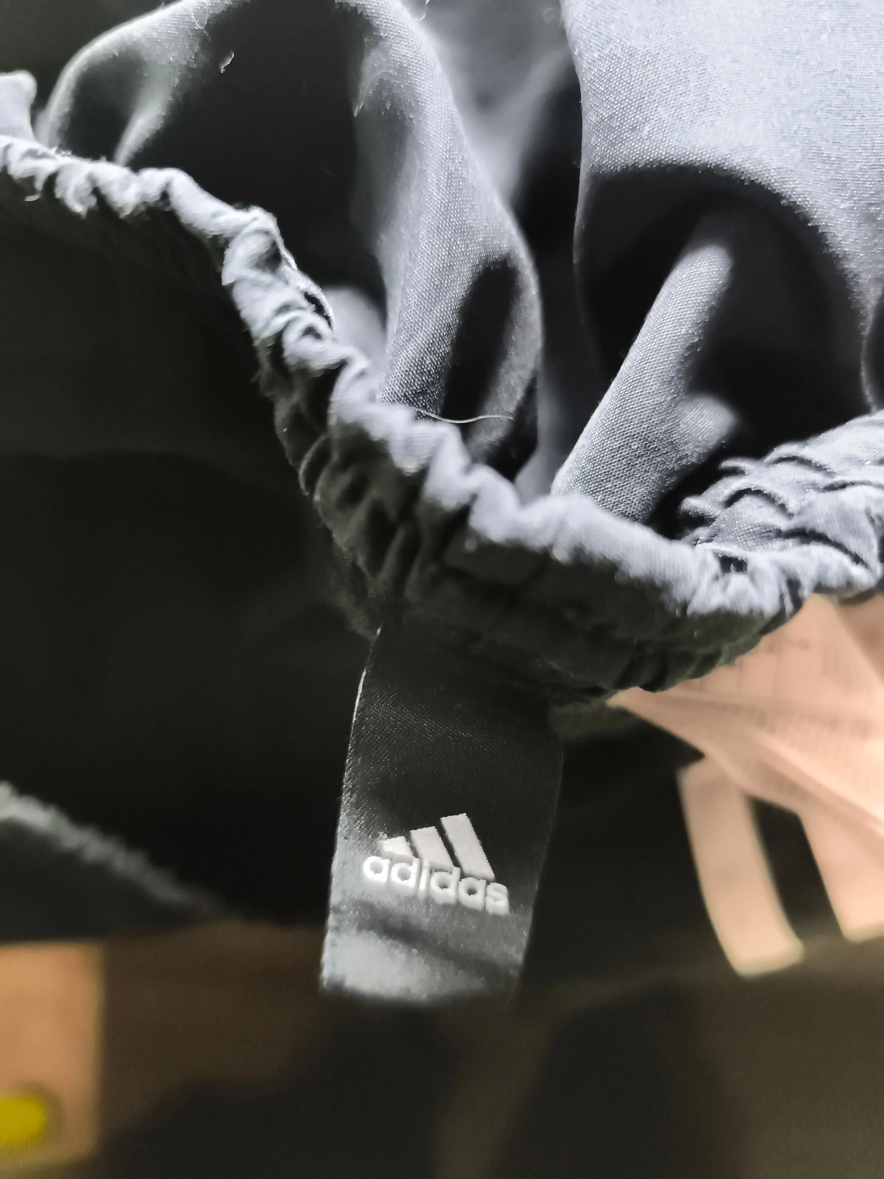 Adidas Men's Sports Bottoms M Black Polyester with Cotton Sweatpants - Image 6