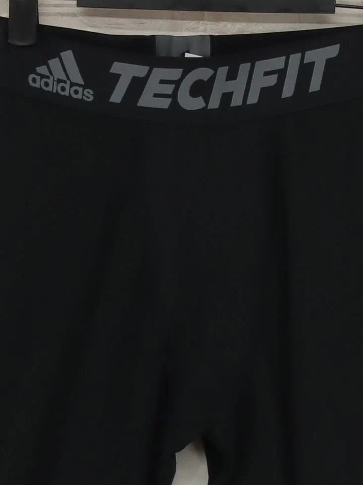 Adidas Men's Sports Bottoms M Black Polyester with Spandex Sweatpants - Image 3