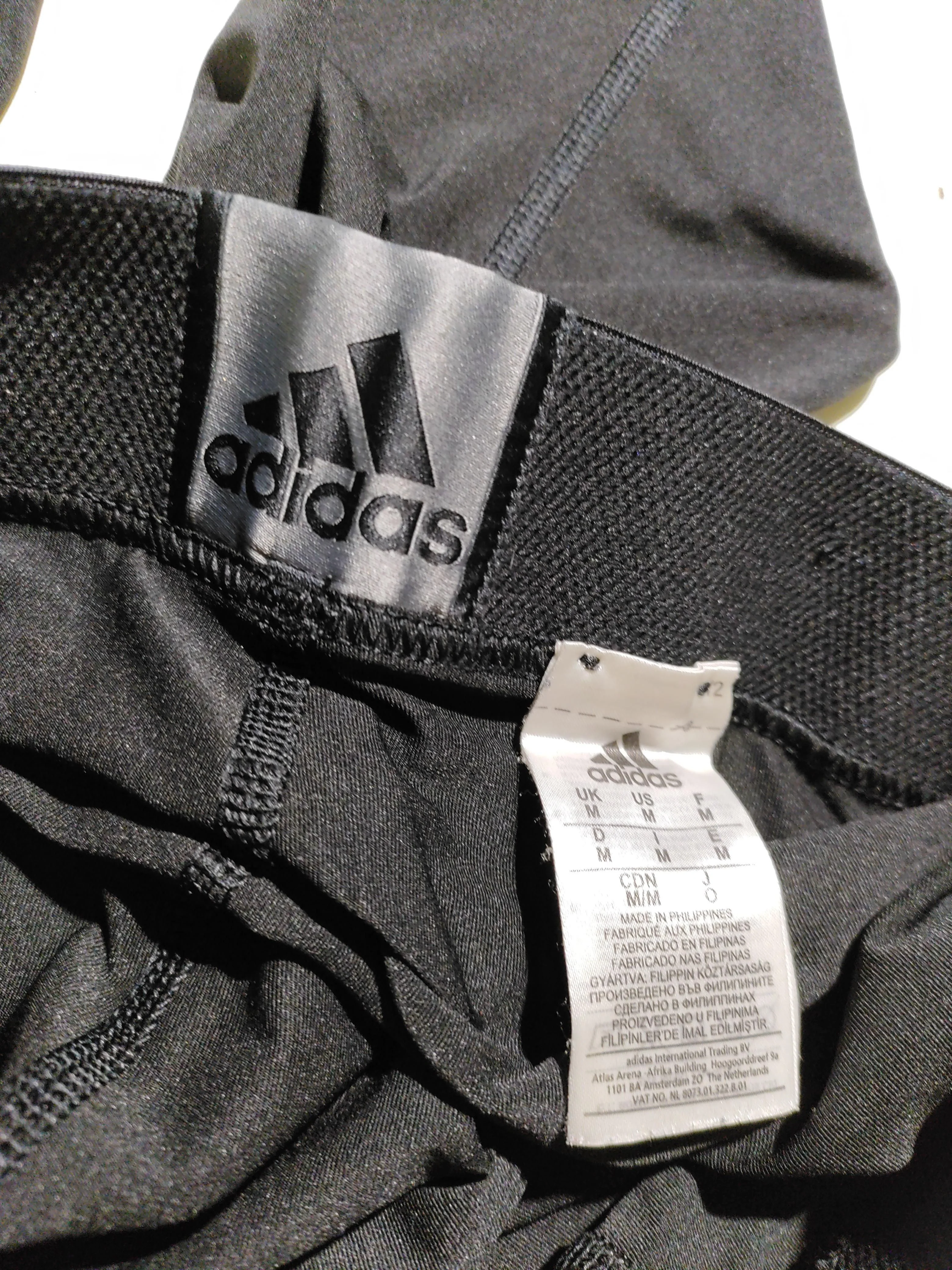 Adidas Men's Sports Bottoms M Black Polyester with Spandex Sweatpants - Image 5