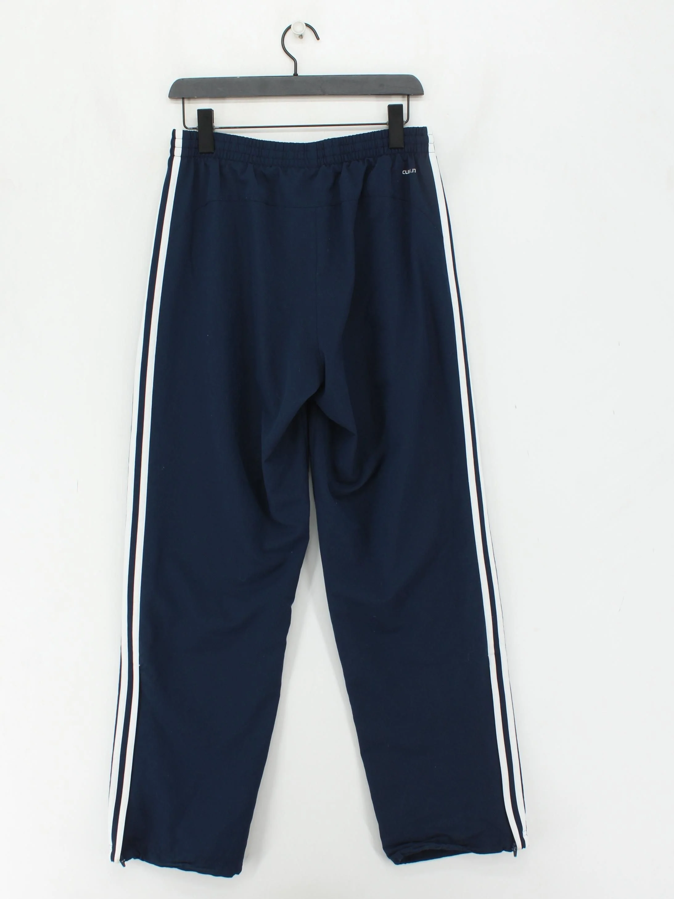 Adidas Men's Sports Bottoms M Blue 100% Polyester Sweatpants - Image 2