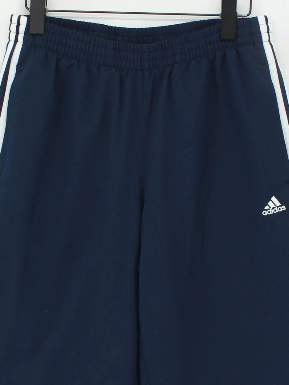 Adidas Men's Sports Bottoms M Blue 100% Polyester Sweatpants - Image 3