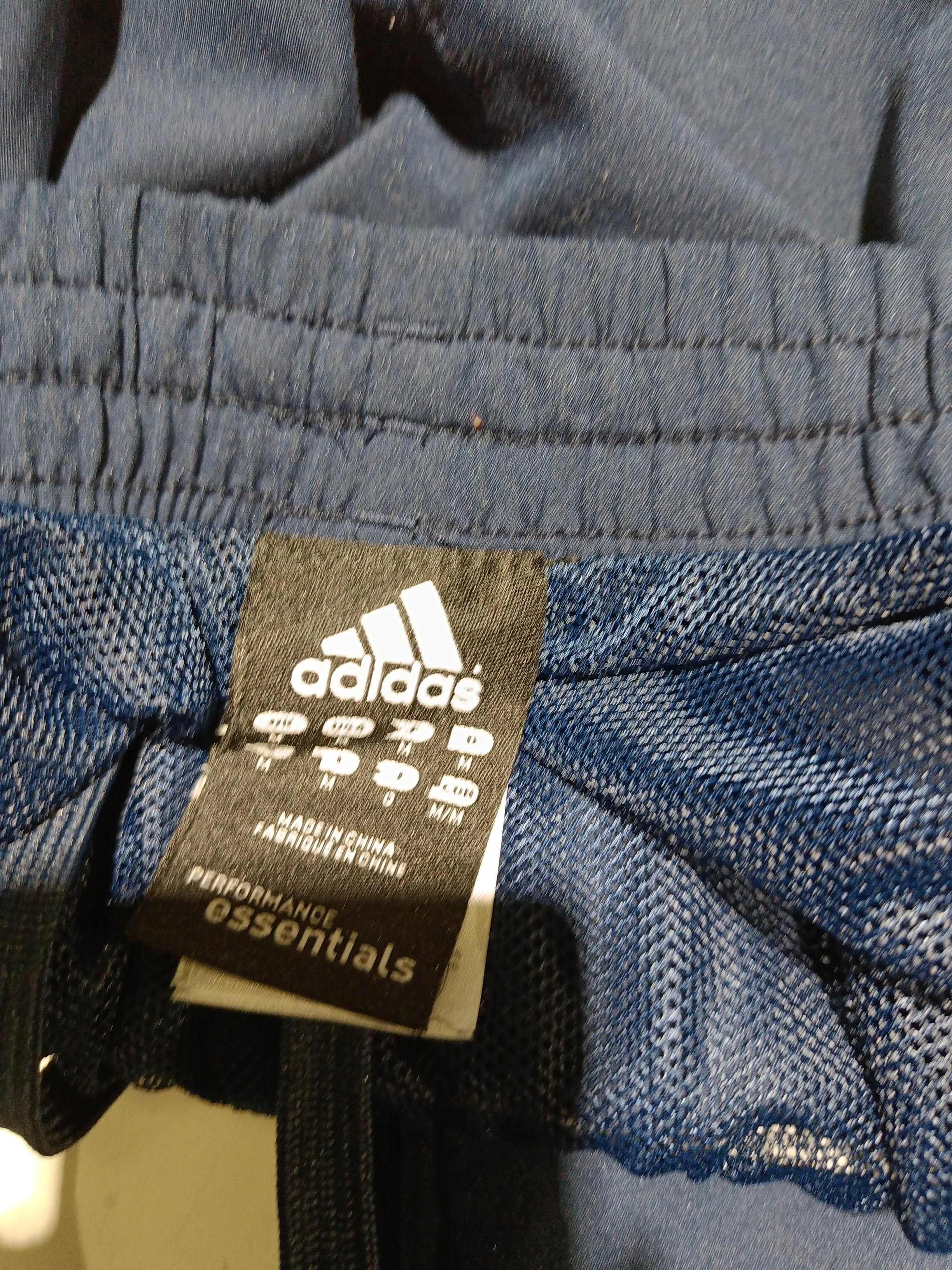 Adidas Men's Sports Bottoms M Blue 100% Polyester Sweatpants - Image 5