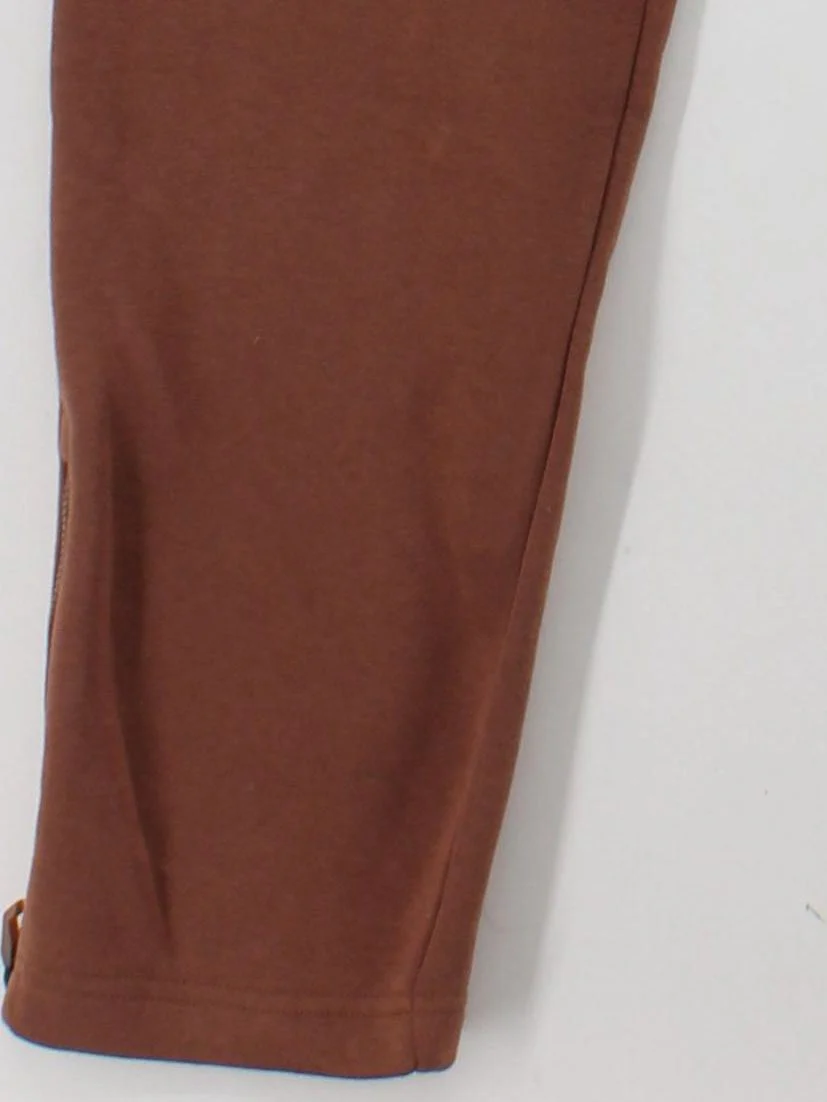 Adidas Men's Sports Bottoms M Brown Cotton with Polyester, Spandex Sweatpants - Image 4