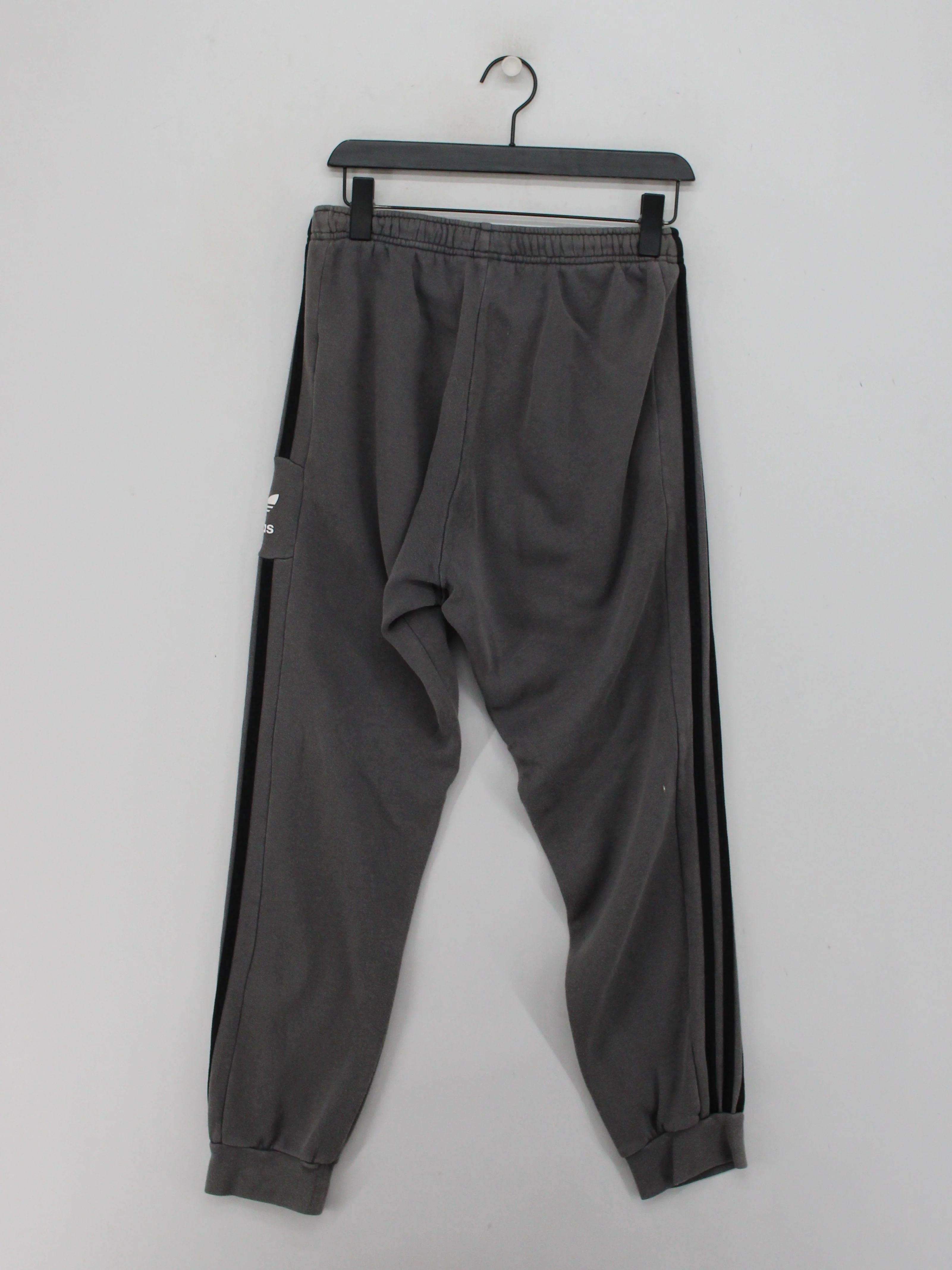 Adidas Men's Sports Bottoms M Grey Cotton with Polyester Sweatpants - Image 2