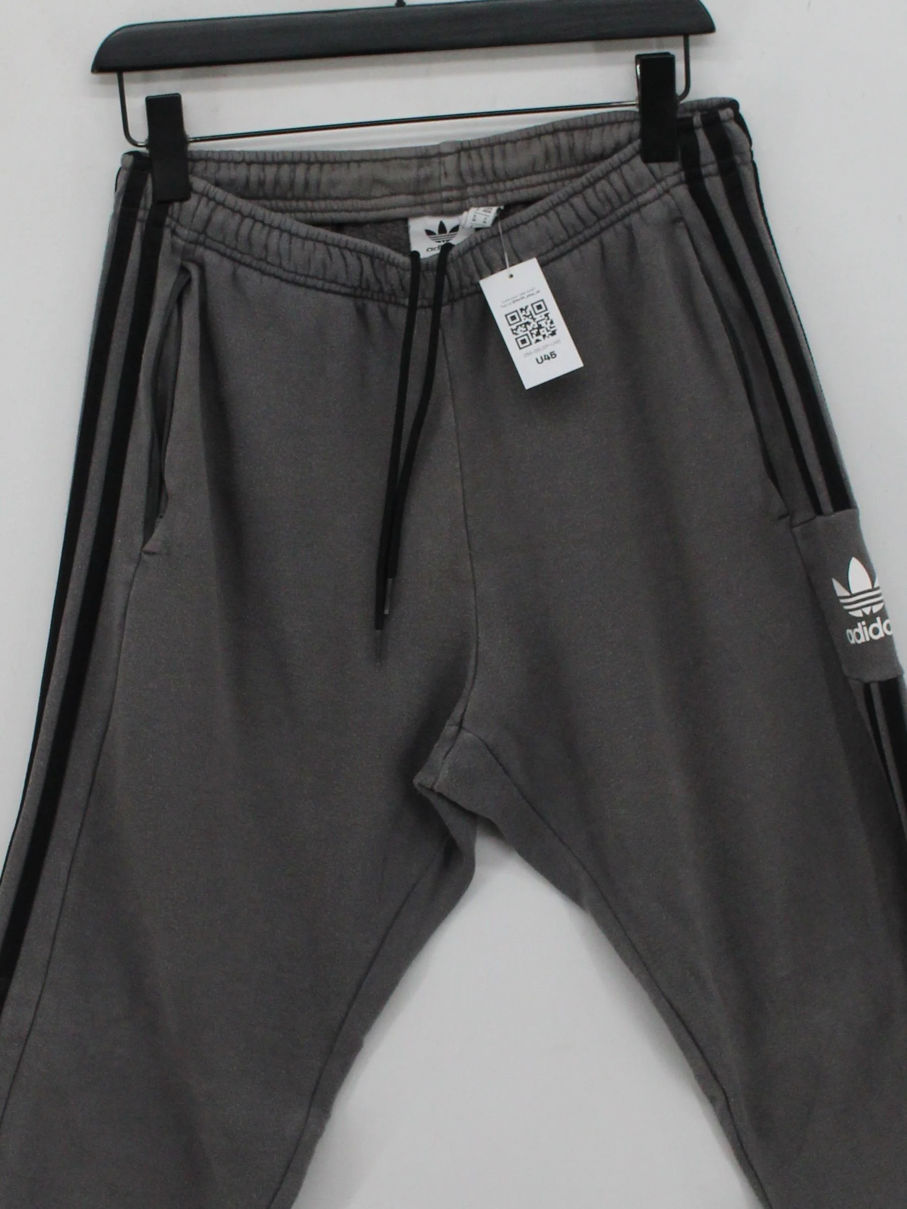 Adidas Men's Sports Bottoms M Grey Cotton with Polyester Sweatpants - Image 3