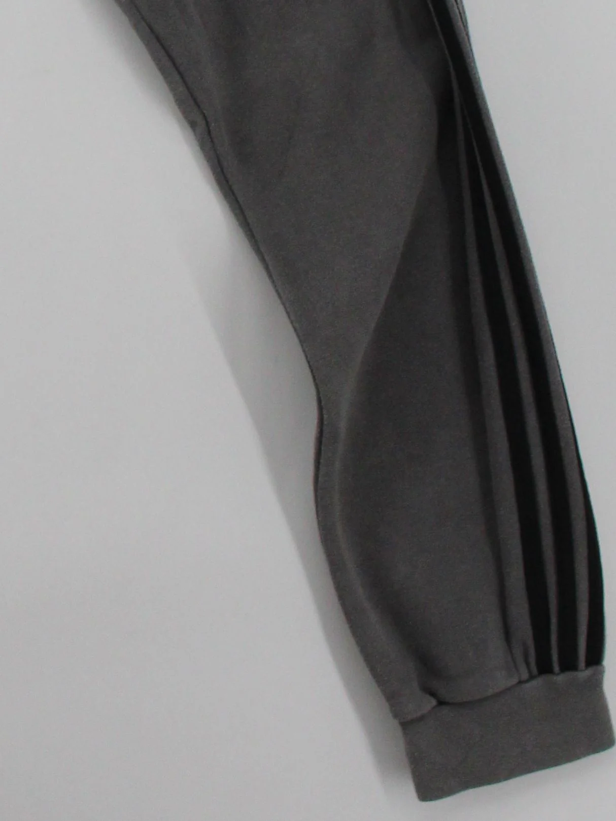 Adidas Men's Sports Bottoms M Grey Cotton with Polyester Sweatpants - Image 4