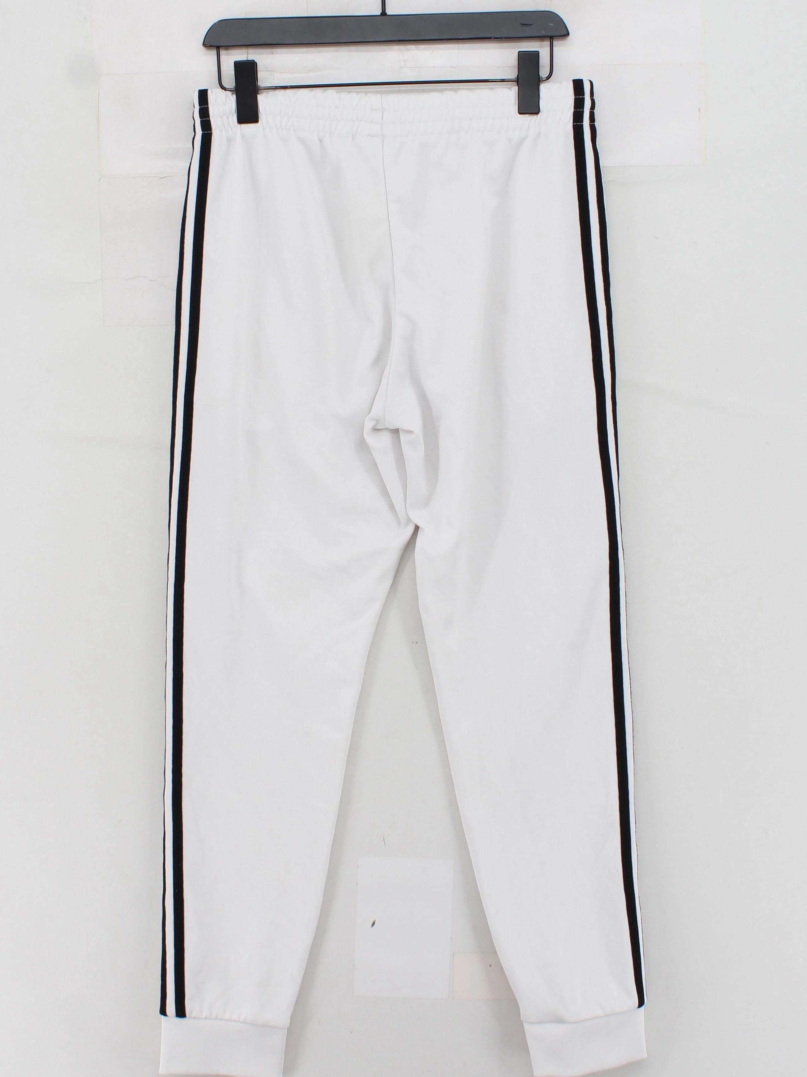 Adidas Men's Sports Bottoms M White Polyester with Cotton Sweatpants - Image 2