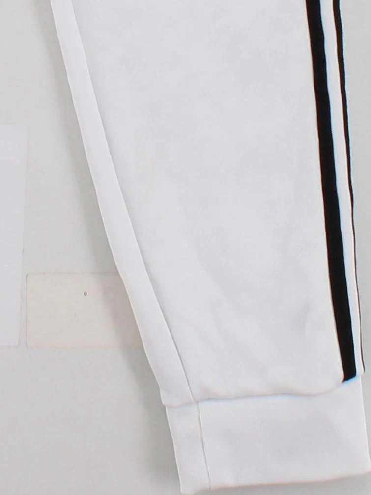 Adidas Men's Sports Bottoms M White Polyester with Cotton Sweatpants - Image 4