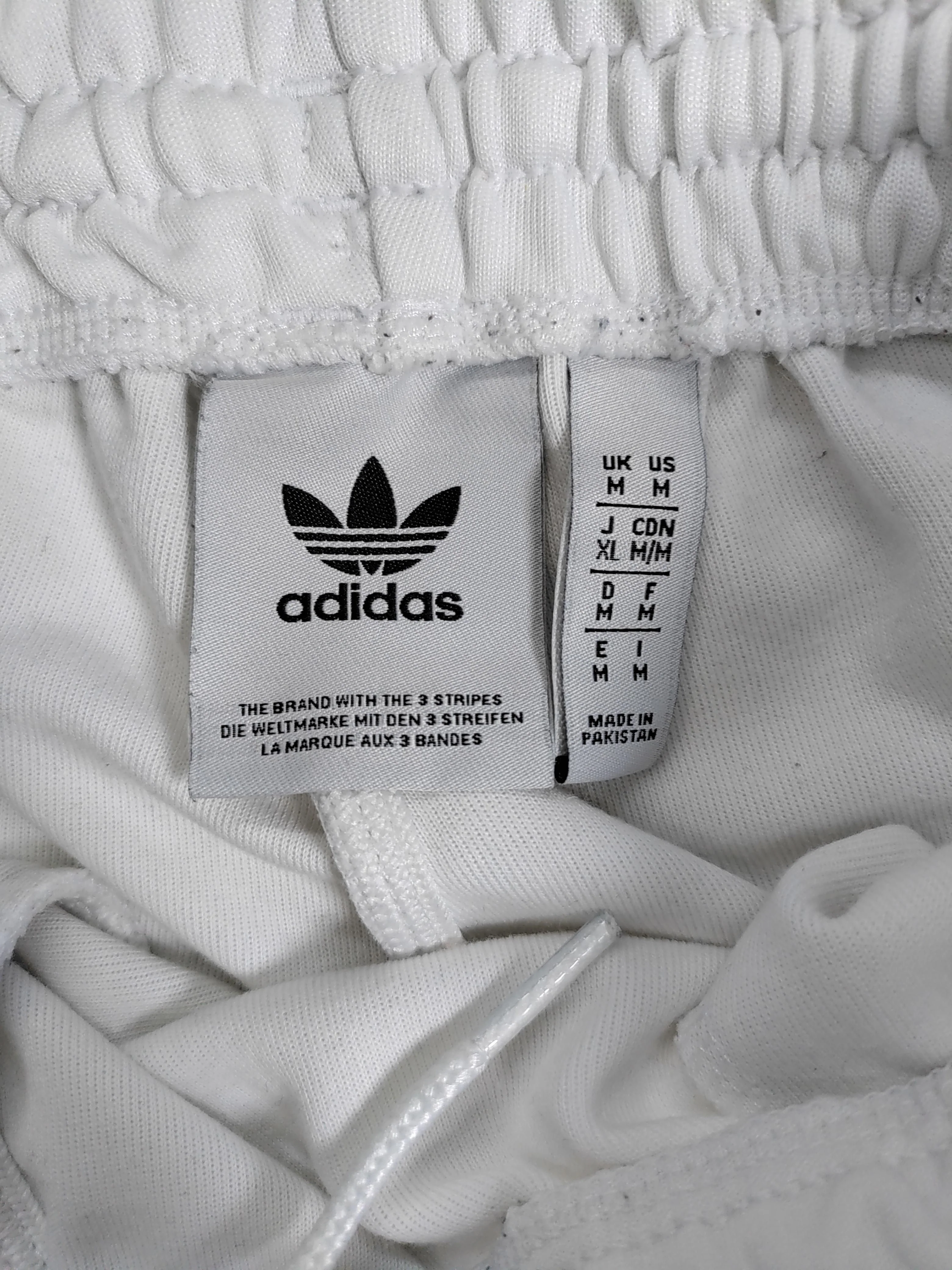 Adidas Men's Sports Bottoms M White Polyester with Cotton Sweatpants - Image 6