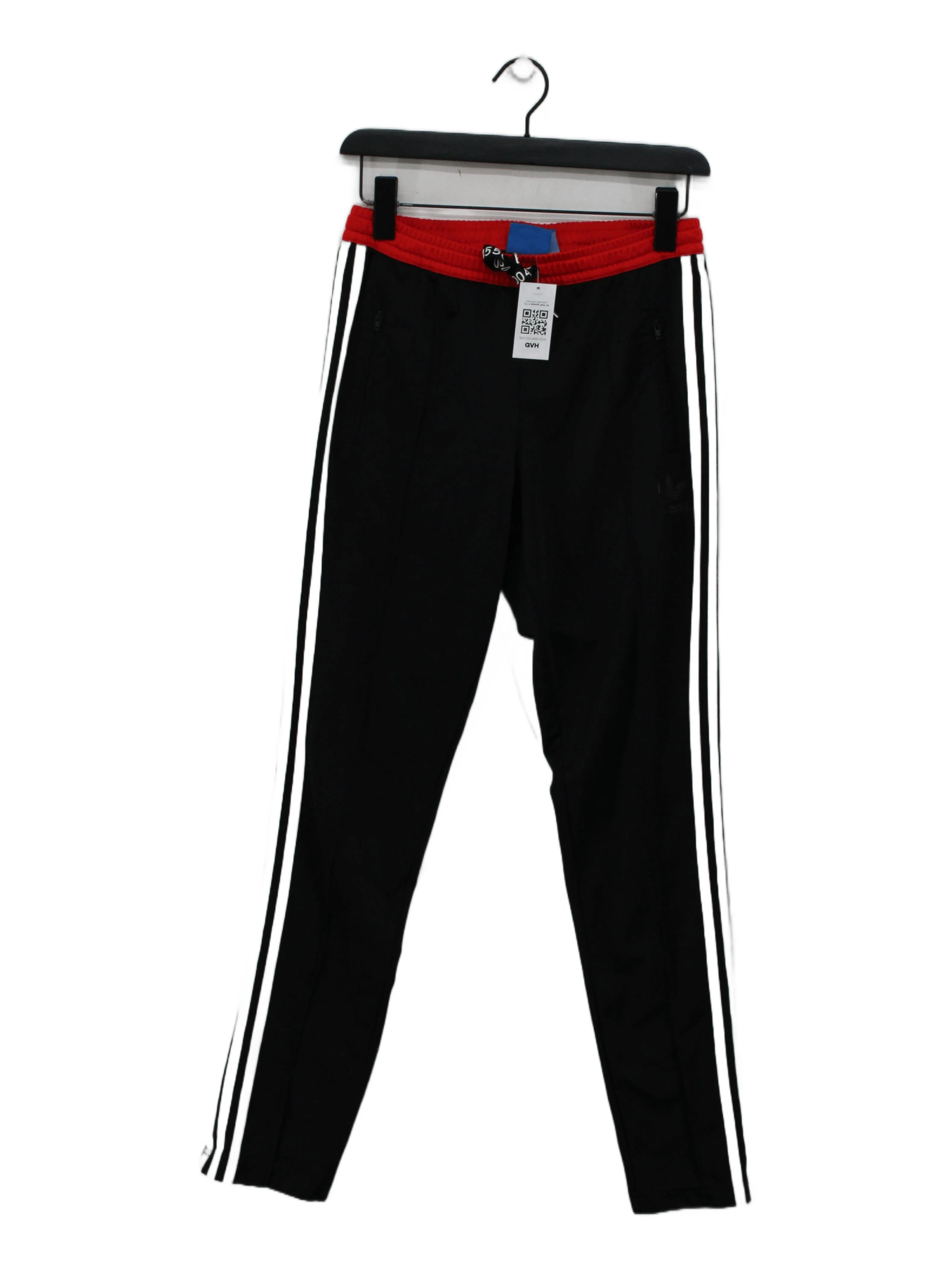 Adidas Men's Sports Bottoms S Black 100% Polyester Sweatpants
