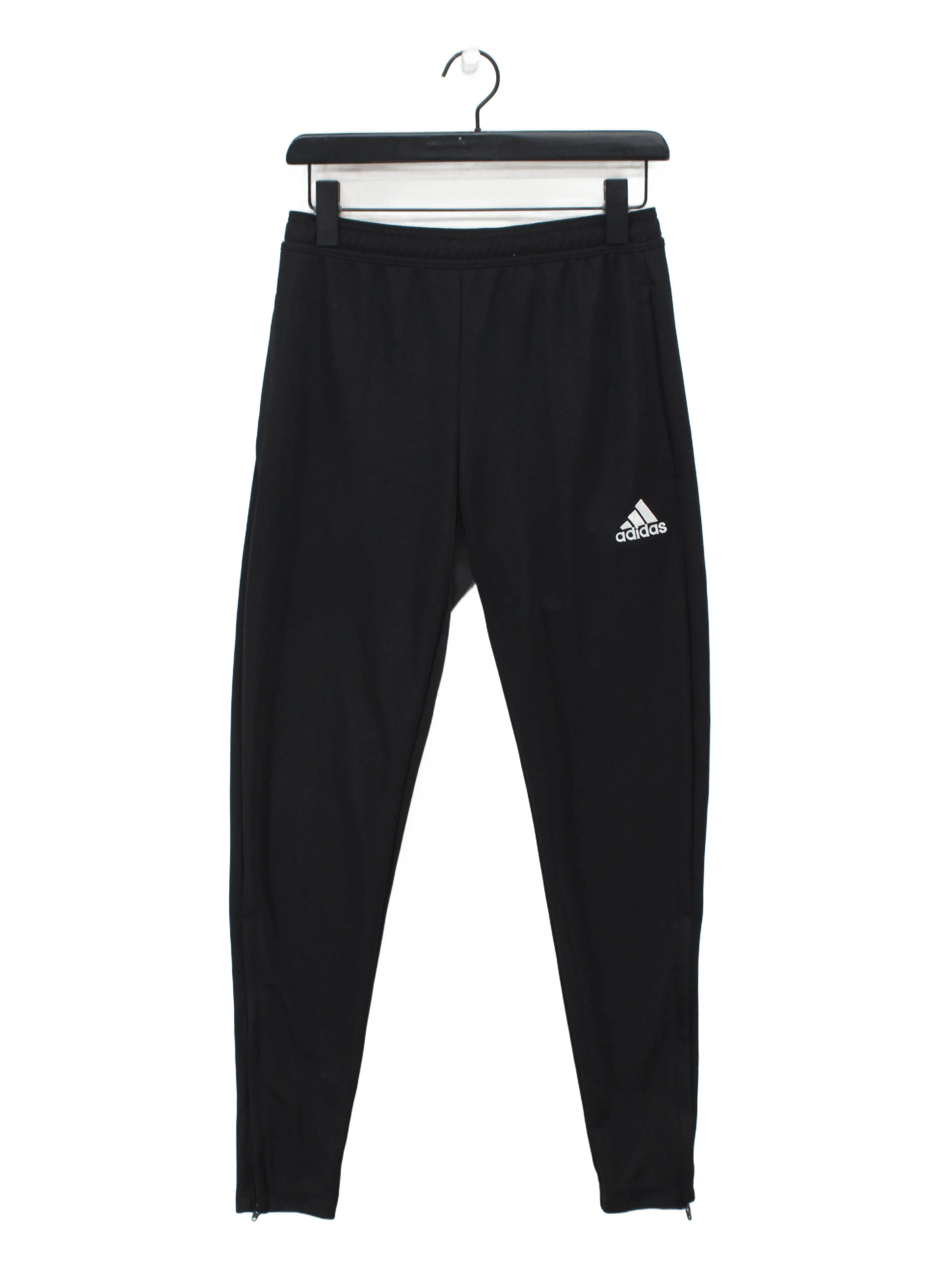 Adidas Men's Sports Bottoms S Black 100% Polyester Sweatpants