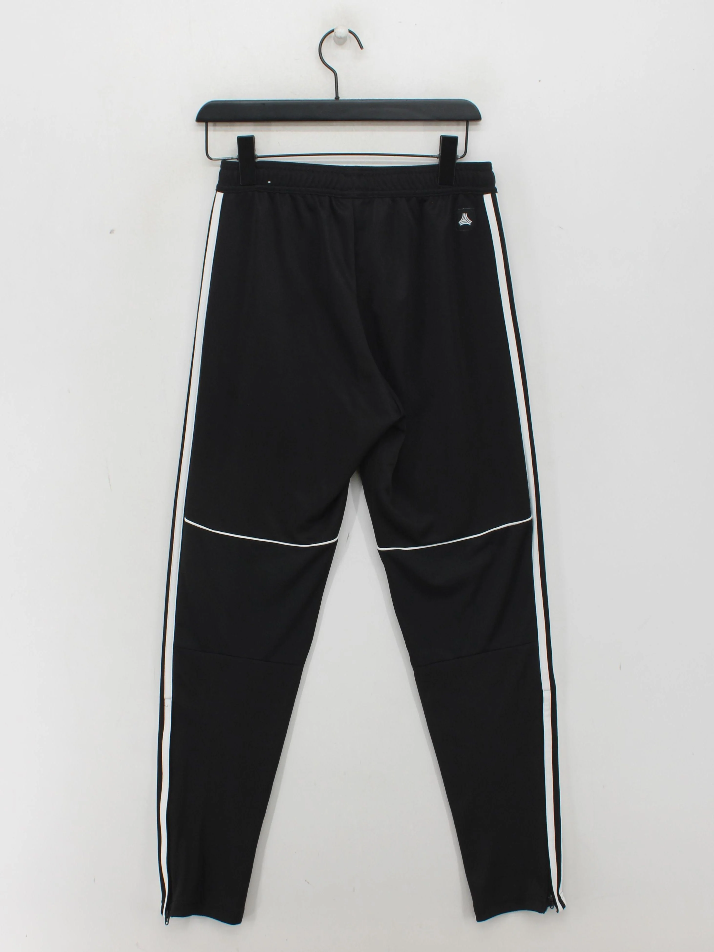 Adidas Men's Sports Bottoms S Black 100% Polyester Sweatpants - Image 2