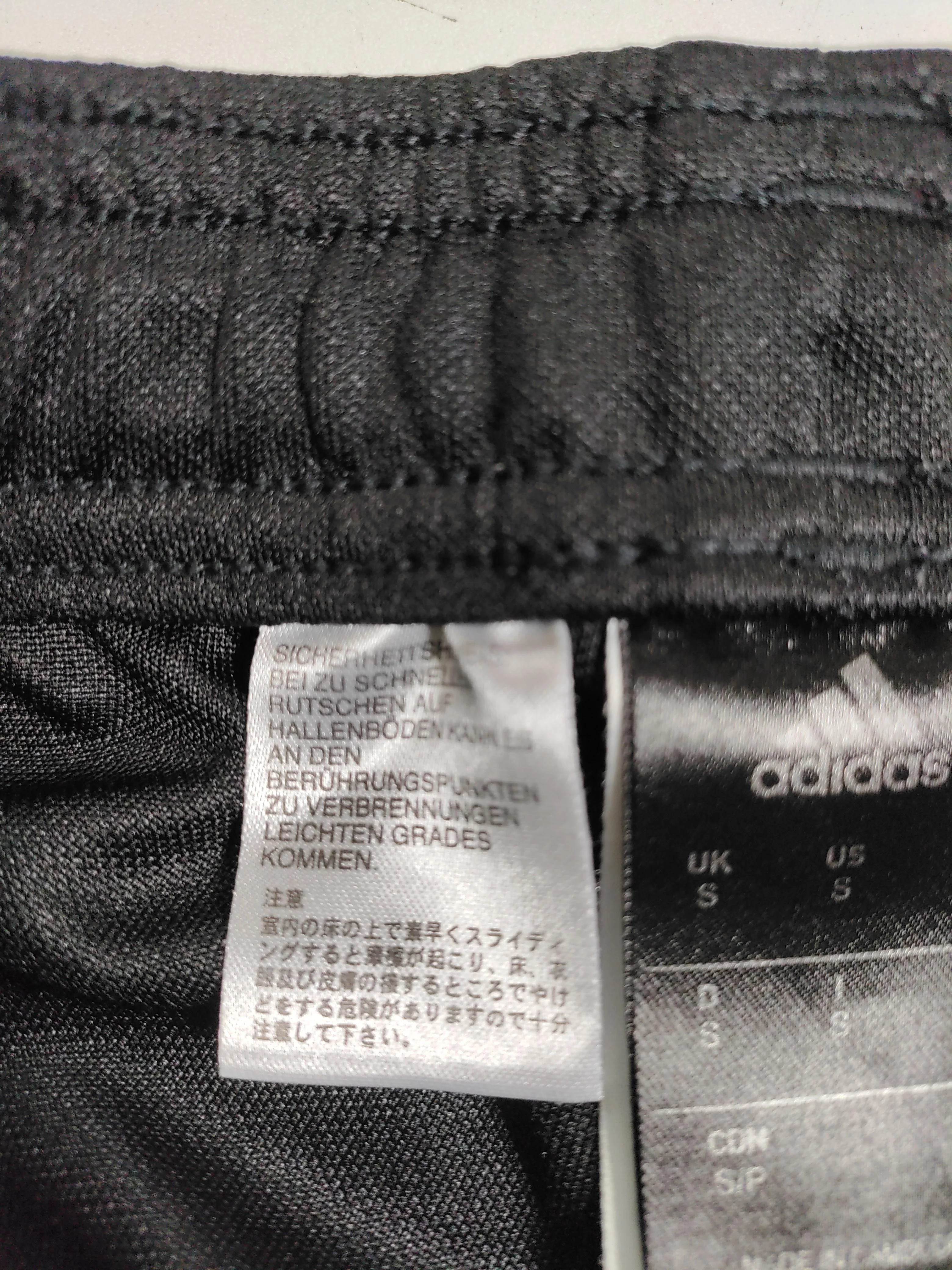 Adidas Men's Sports Bottoms S Black 100% Polyester Sweatpants - Image 6