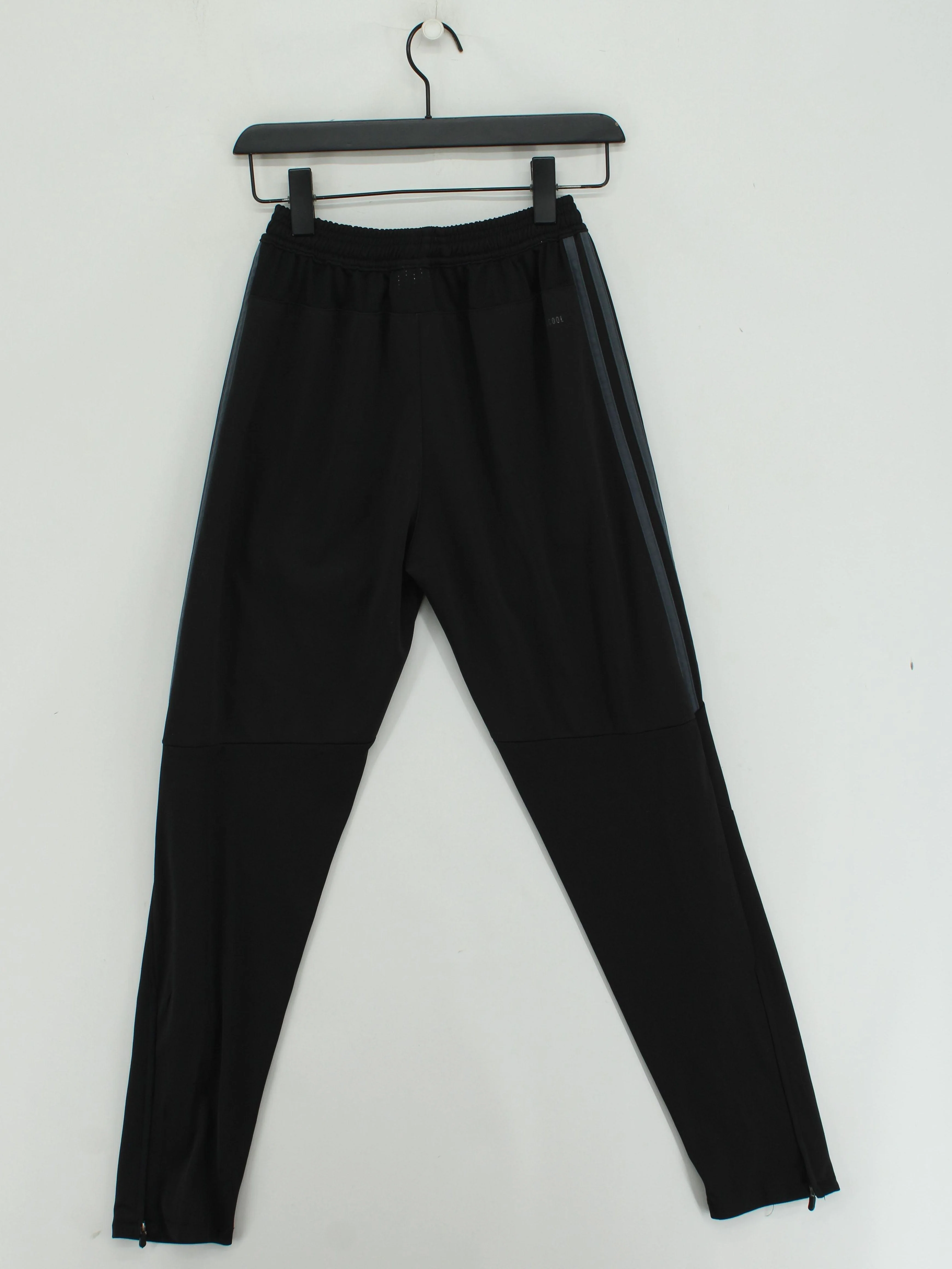 Adidas Men's Sports Bottoms S Black 100% Polyester Sweatpants - Image 2