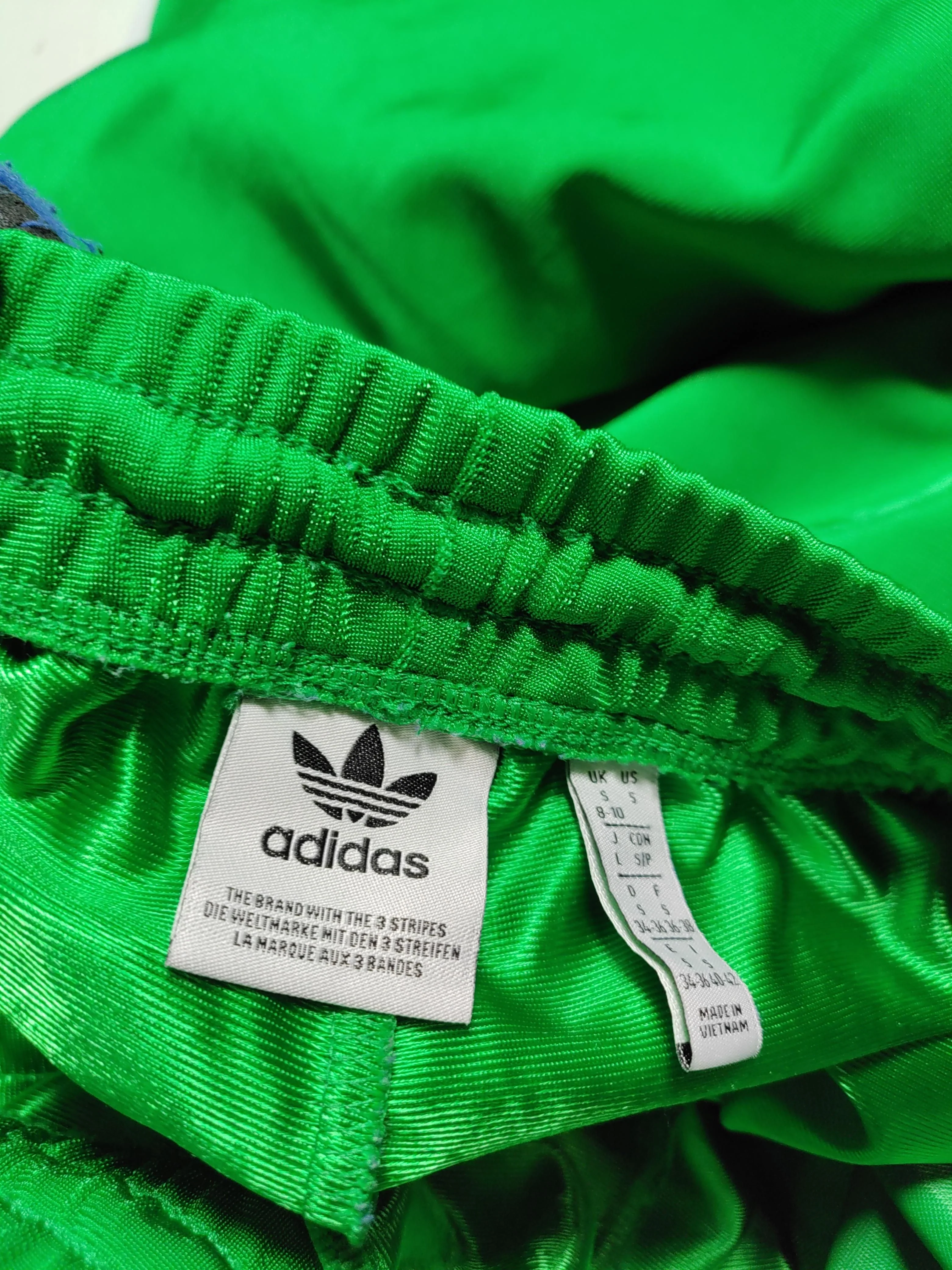 Adidas Men's Sports Bottoms S Green 100% Polyester Sweatpants - Image 5