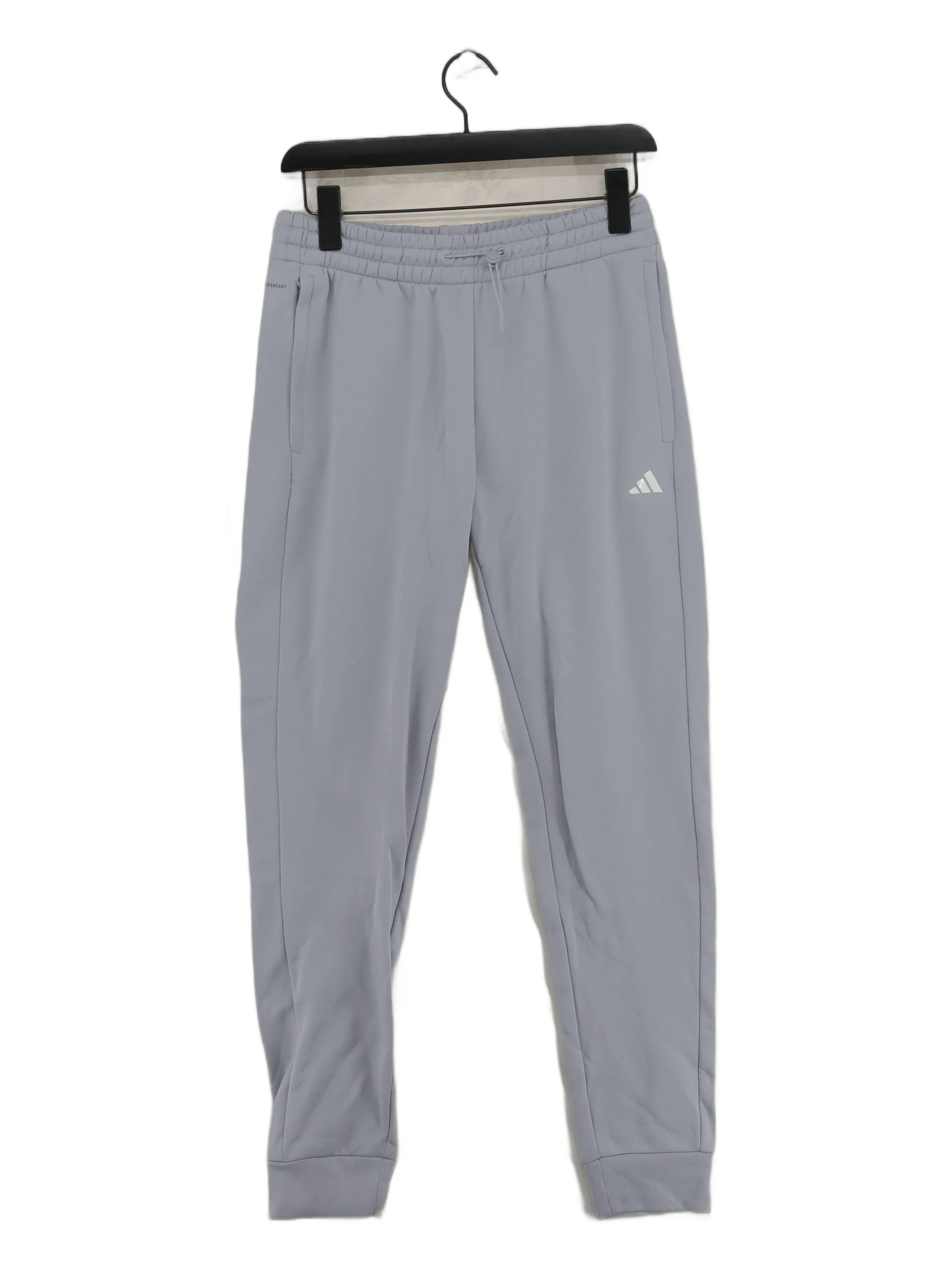 Adidas Men's Sports Bottoms S Grey 100% Polyester Sweatpants