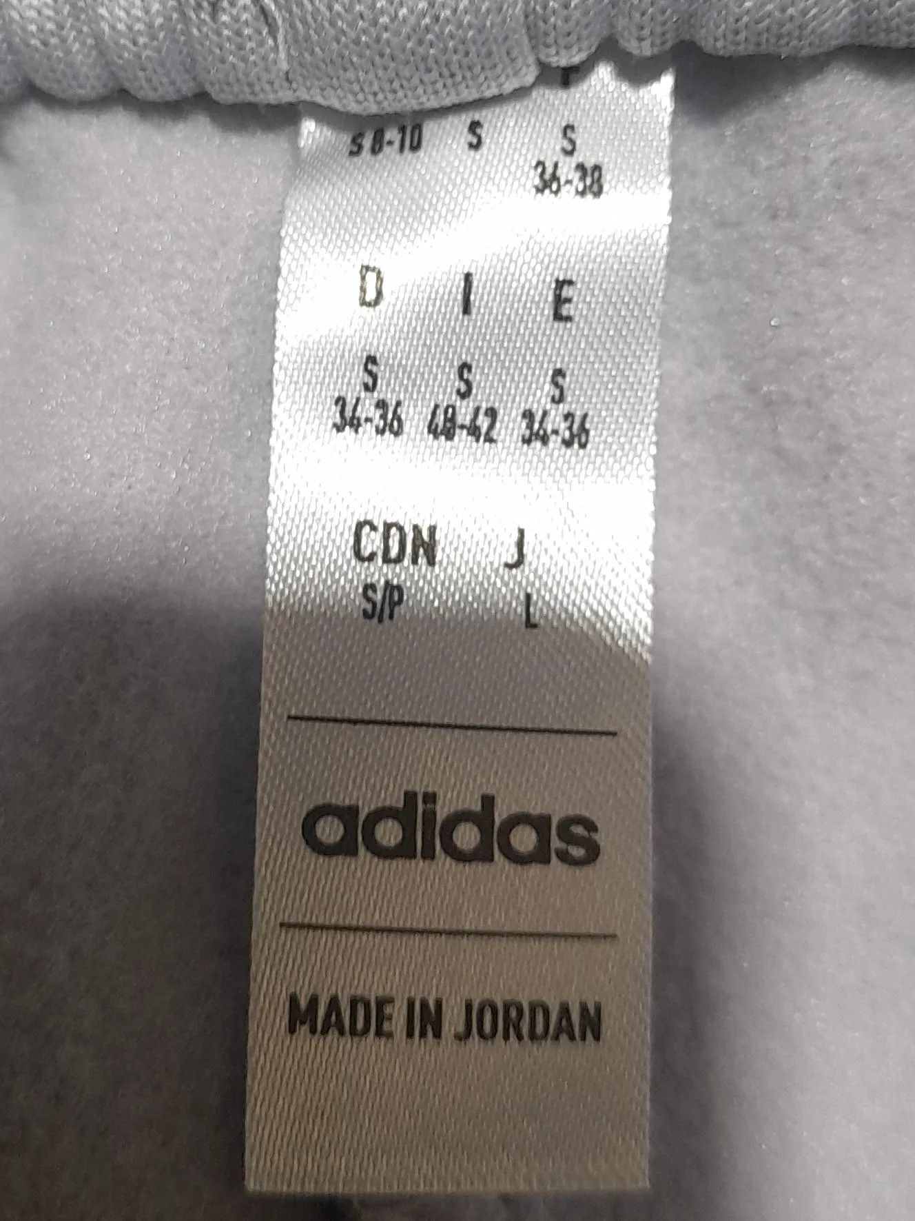 Adidas Men's Sports Bottoms S Grey 100% Polyester Sweatpants - Image 5