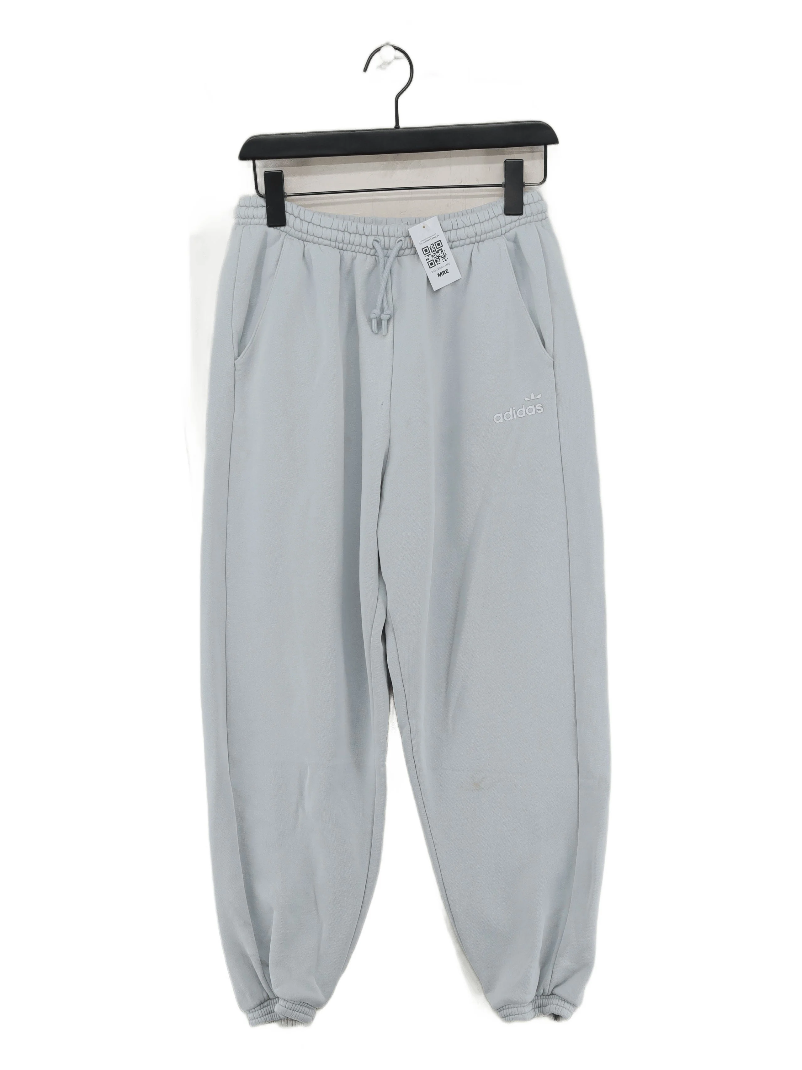 Adidas Men's Sports Bottoms S Grey Cotton with Polyester Sweatpants