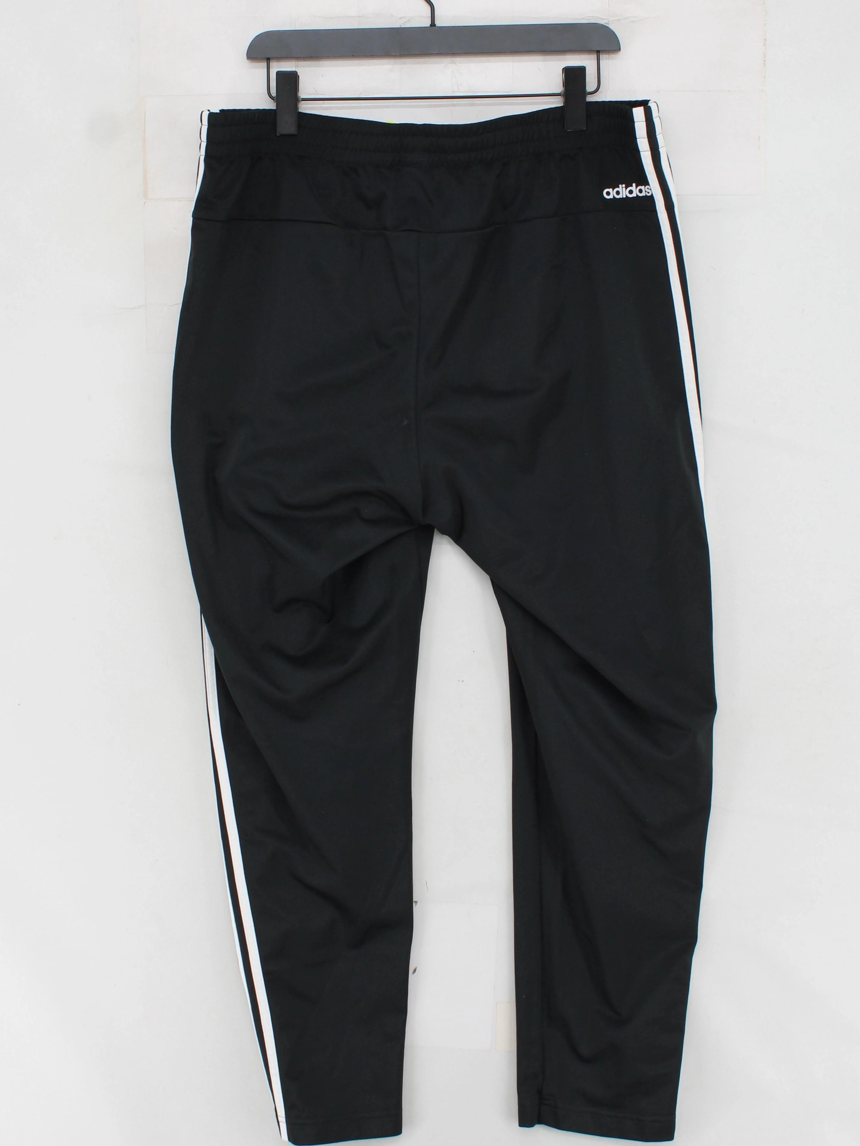 Adidas Men's Sports Bottoms XL Black 100% Polyester Sweatpants - Image 2