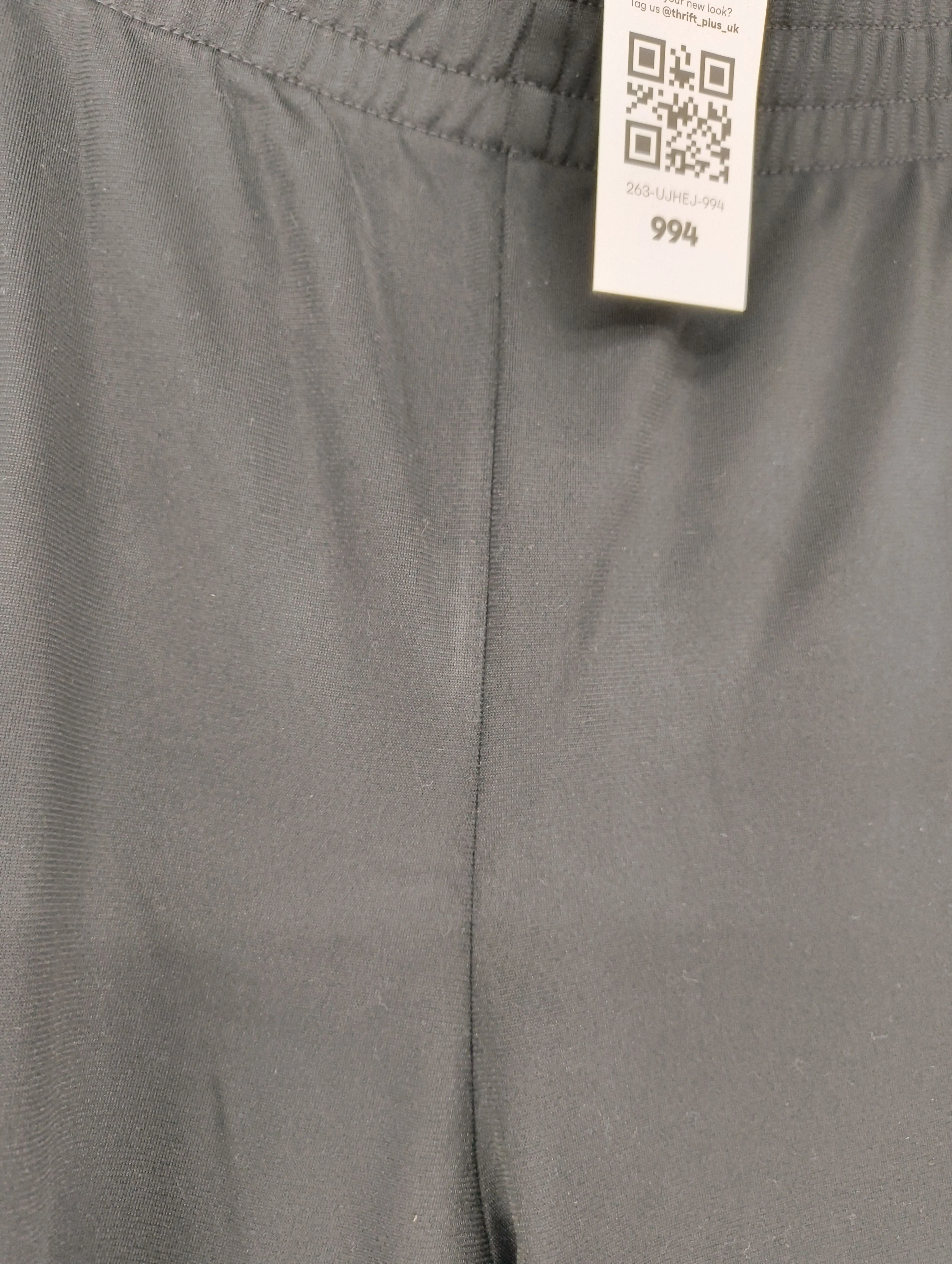 Adidas Men's Sports Bottoms XL Black 100% Polyester Sweatpants - Image 6