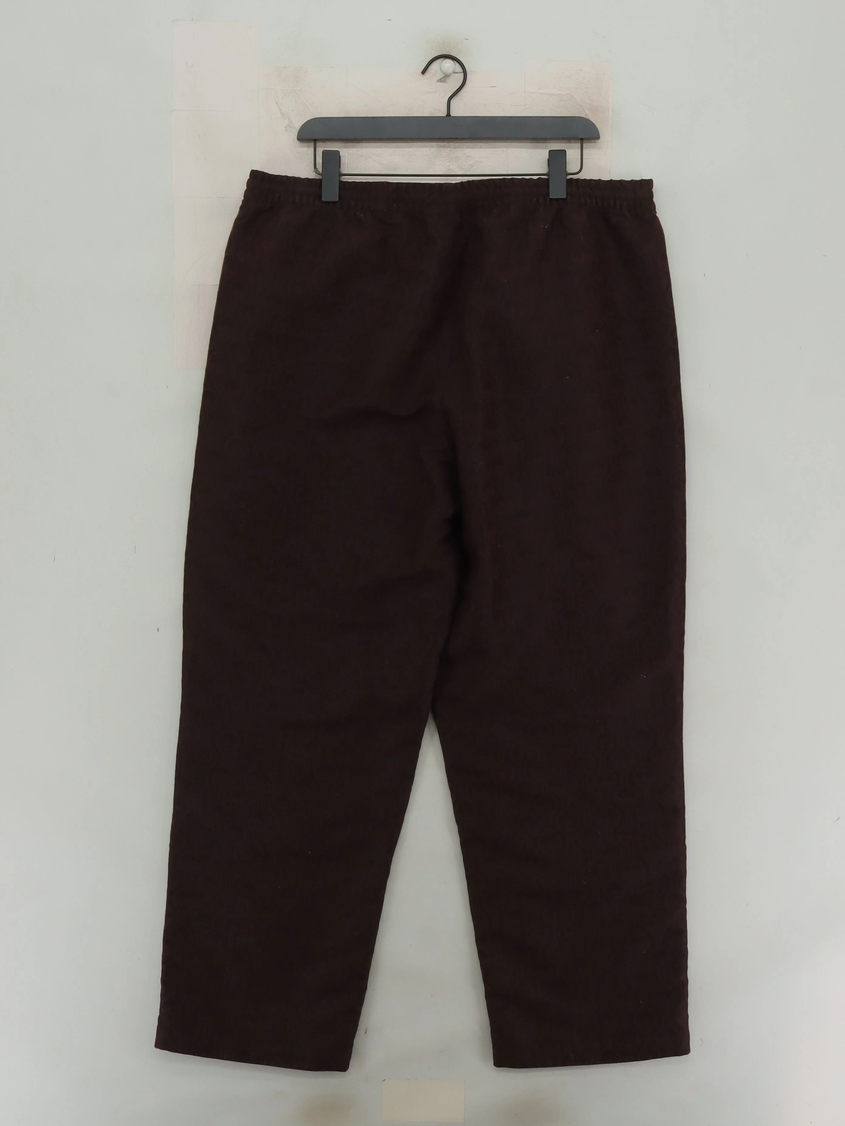Adidas Men's Sports Bottoms XL Brown 100% Polyester Sweatpants - Image 2