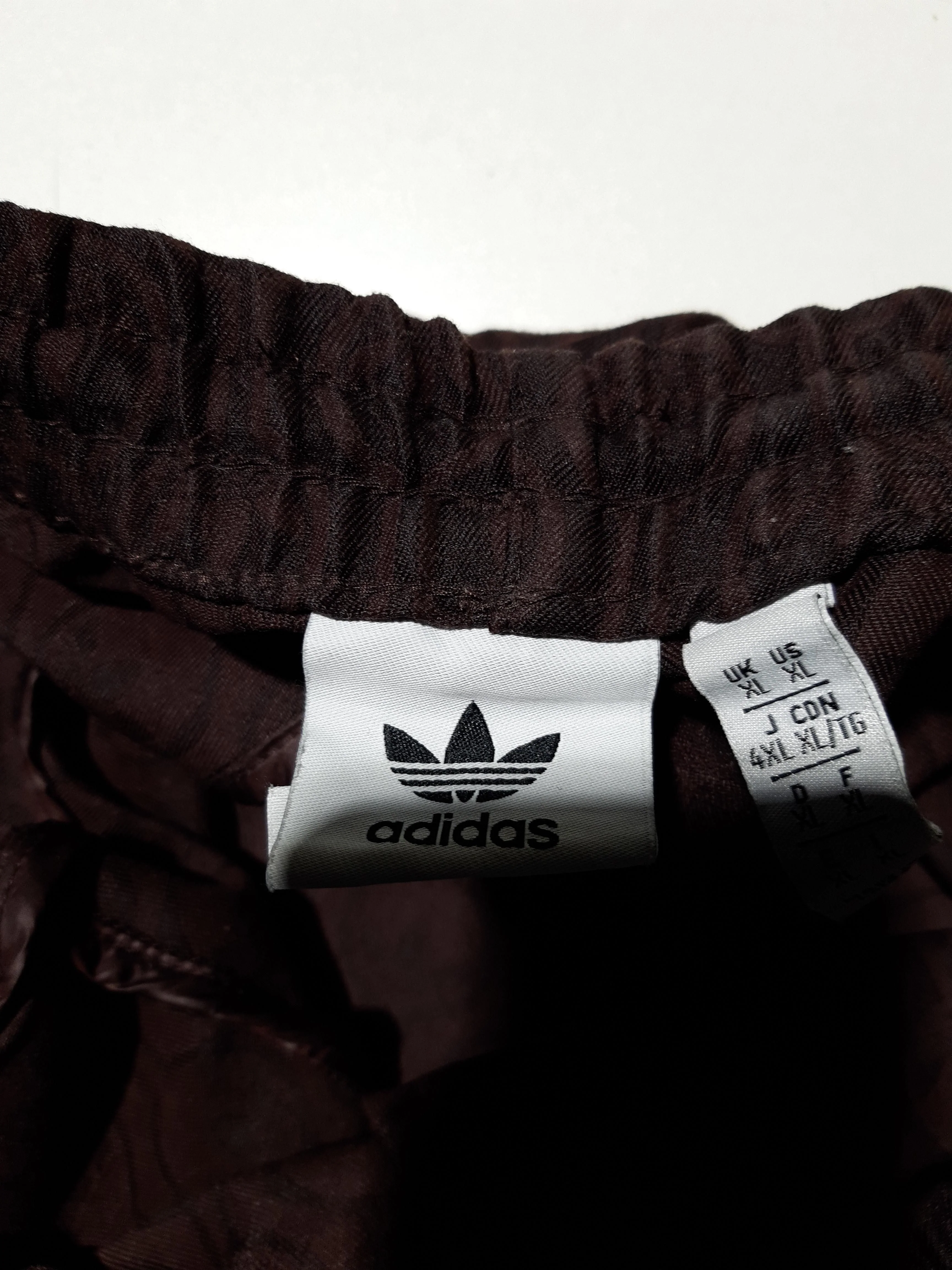 Adidas Men's Sports Bottoms XL Brown 100% Polyester Sweatpants - Image 5