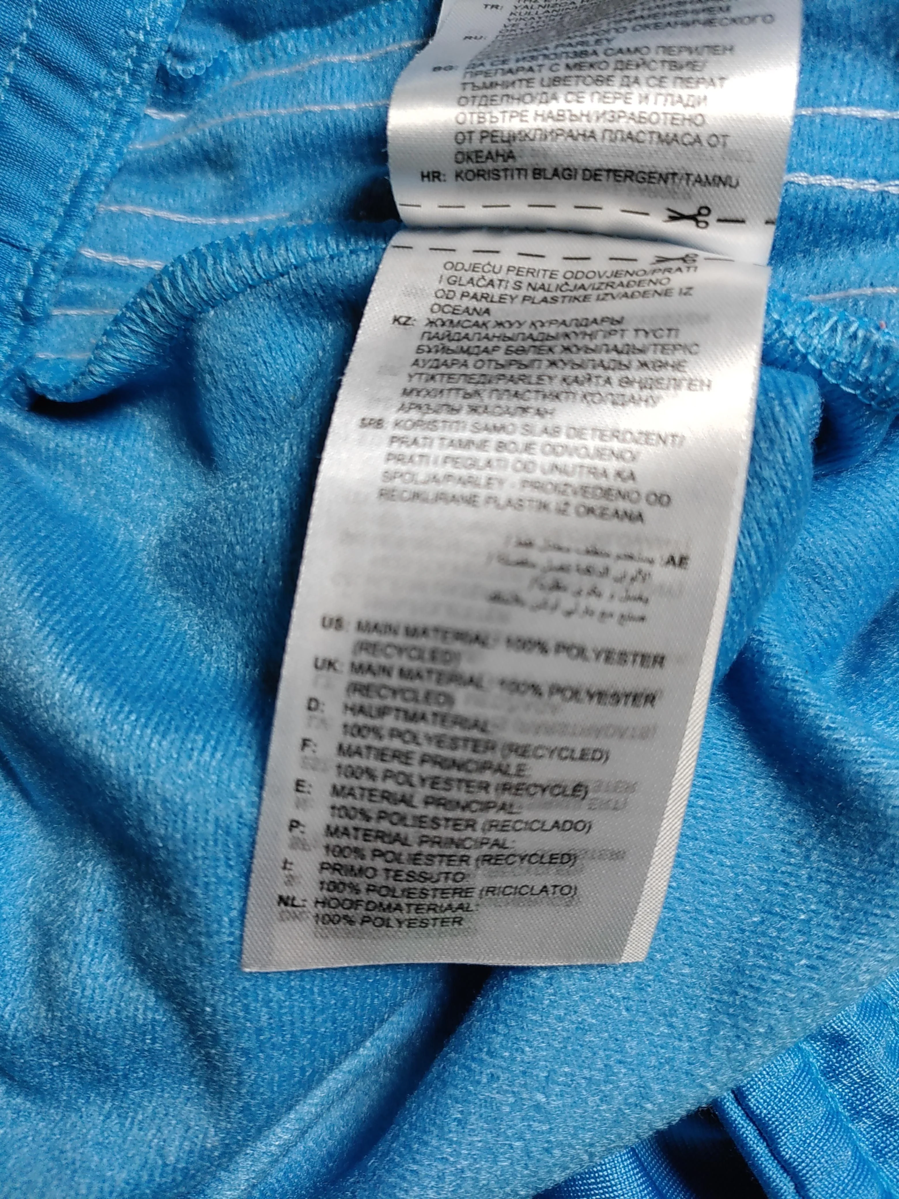 Adidas Men's Sports Bottoms XXL Blue 100% Polyester Sweatpants - Image 6